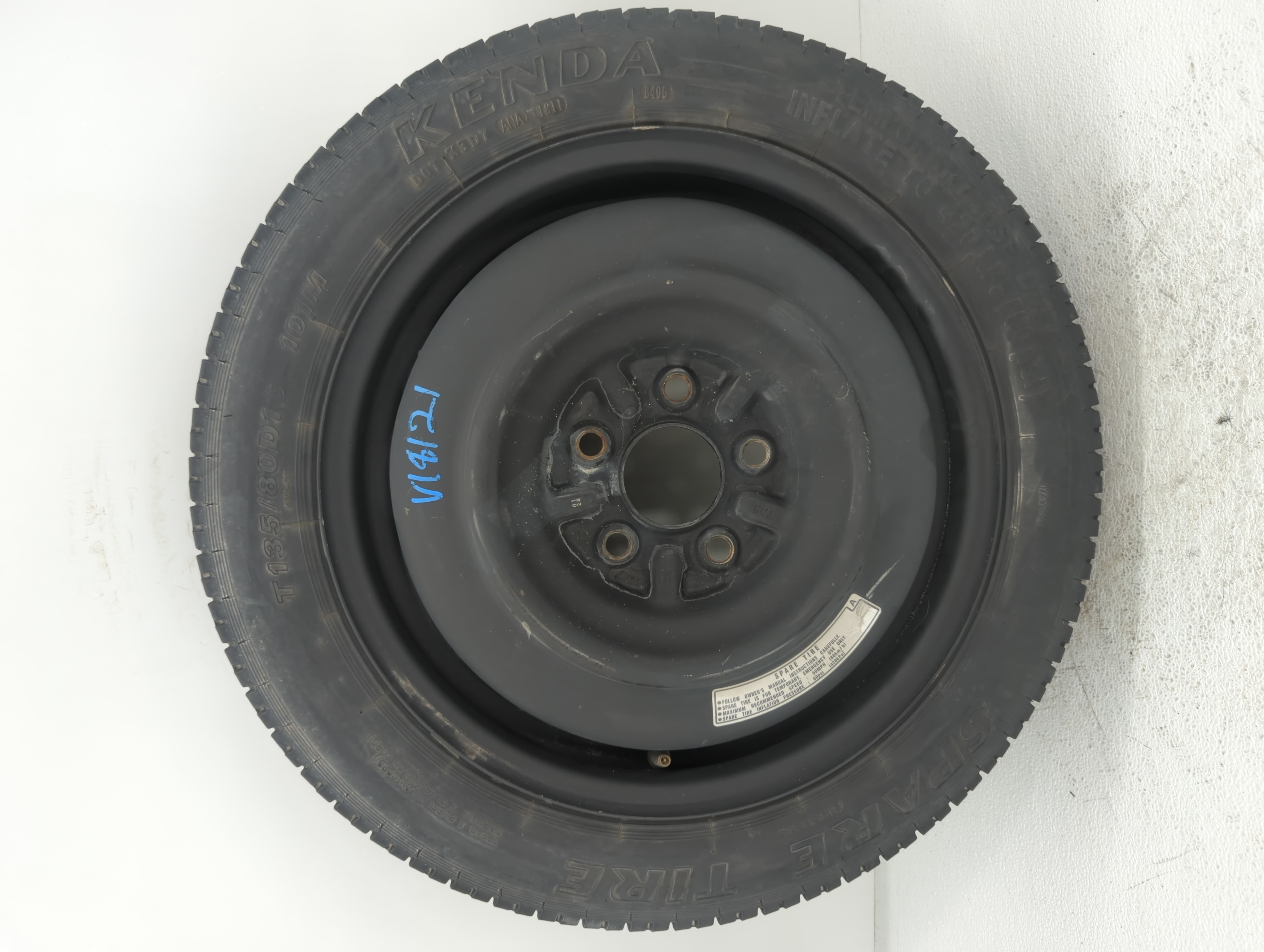 Picture of 2008-2012 Honda Accord Spare Donut Tire Wheel Rim Oem 631481