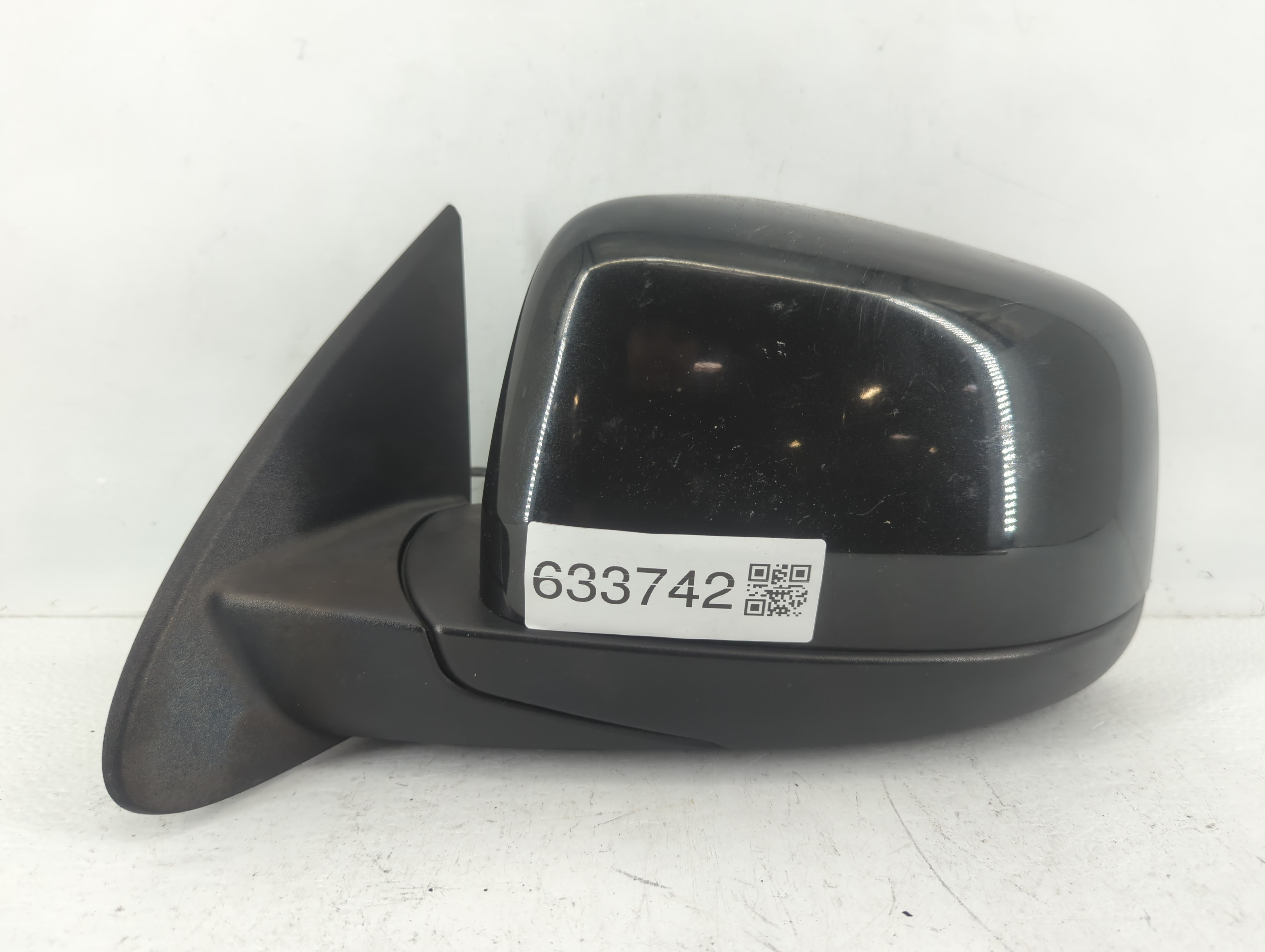 2012 Dodge Durango Driver Left Side View Power Door Mirror Black 633742 - Oemusedautoparts1.com