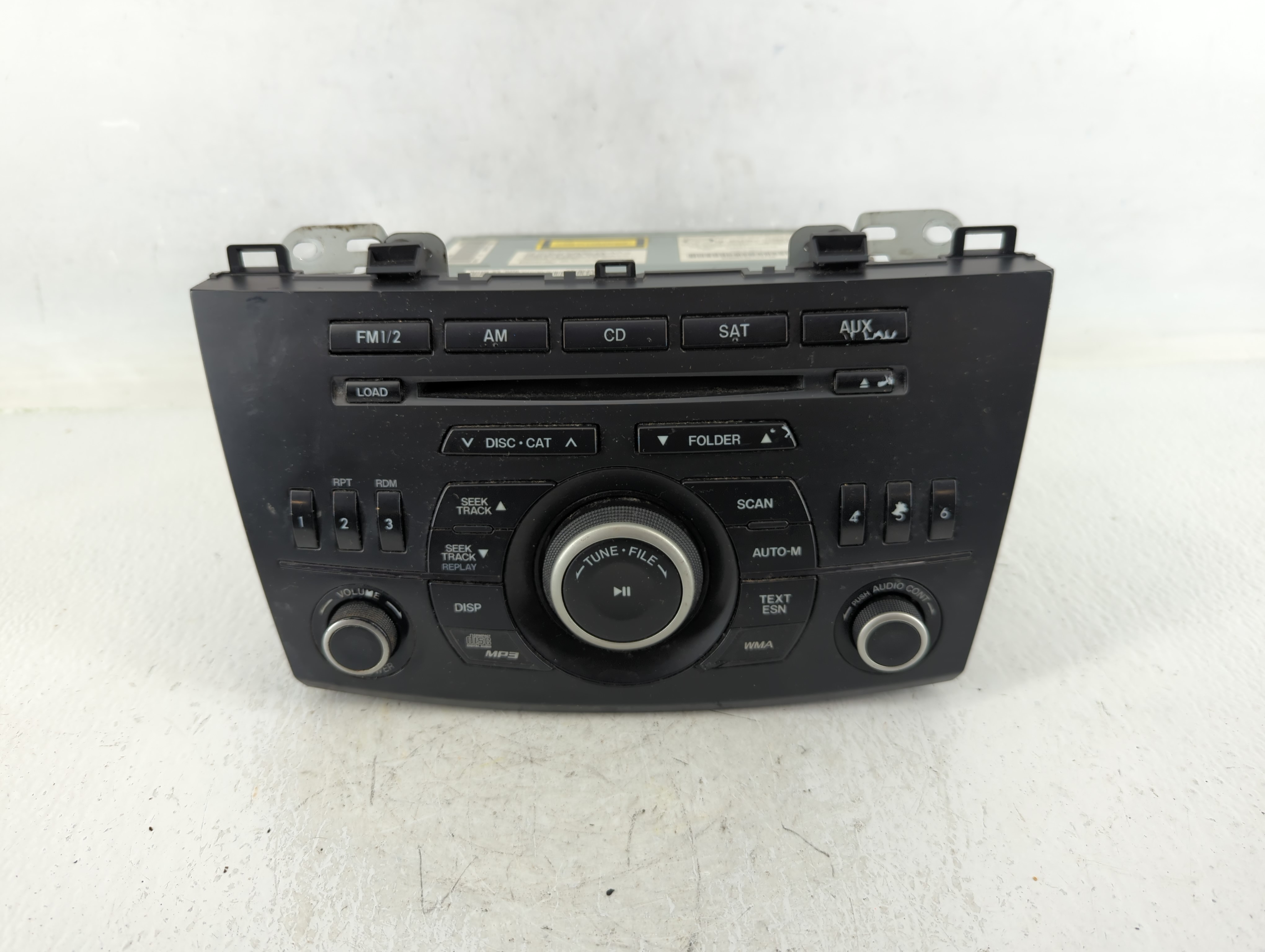 2012-2013 Mazda 3 Am Fm Cd Player Radio Receiver 634101 - Oemusedautoparts1.com