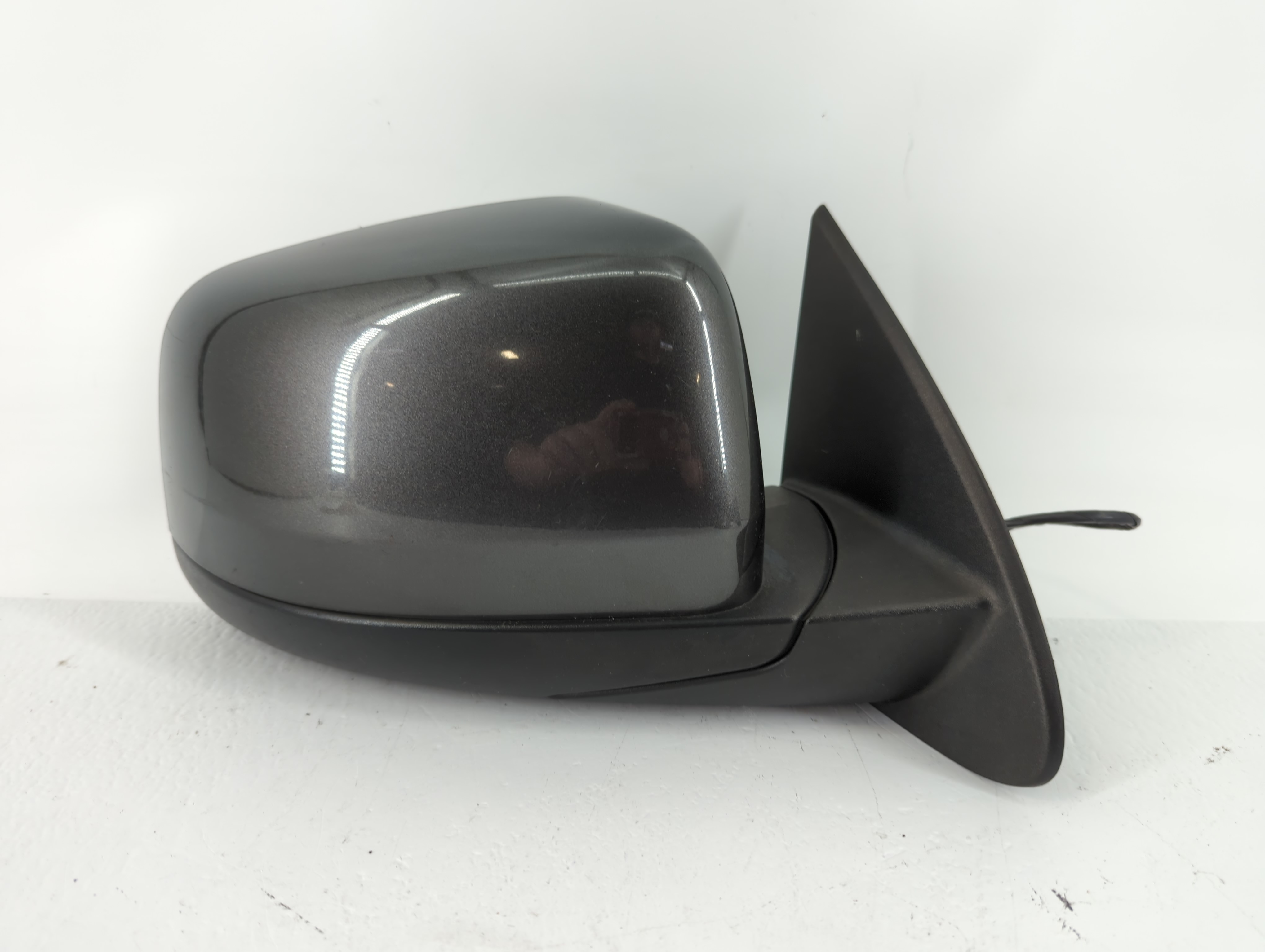 2013 Dodge Durango Driver Left Side View Power Door Mirror Dark Grey 634295 - Oemusedautoparts1.com