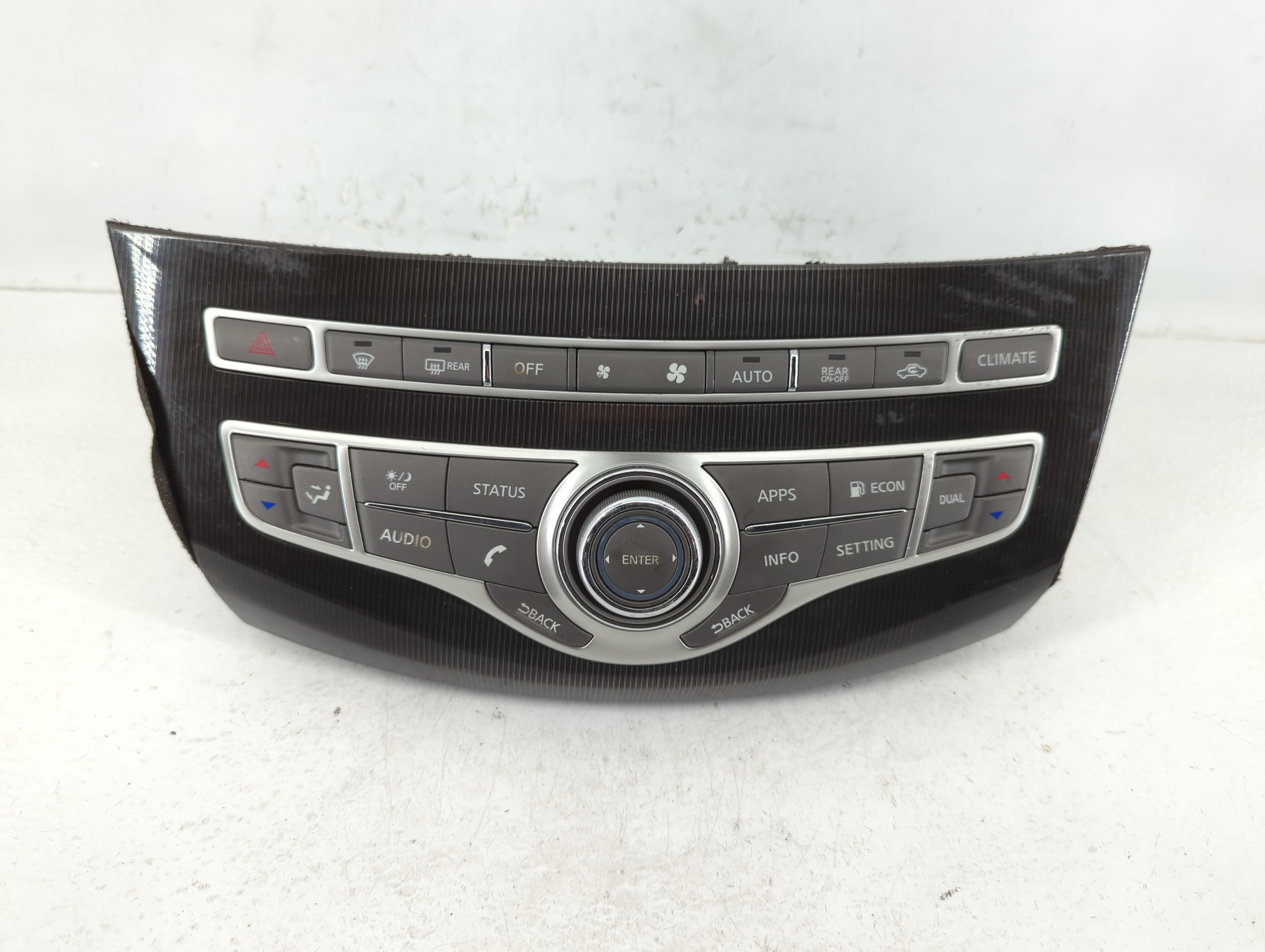 2017 Infiniti Qx60 Ac Heater Climate Control 283959nj0a|283959nj1a 637458 - Oemusedautoparts1.com