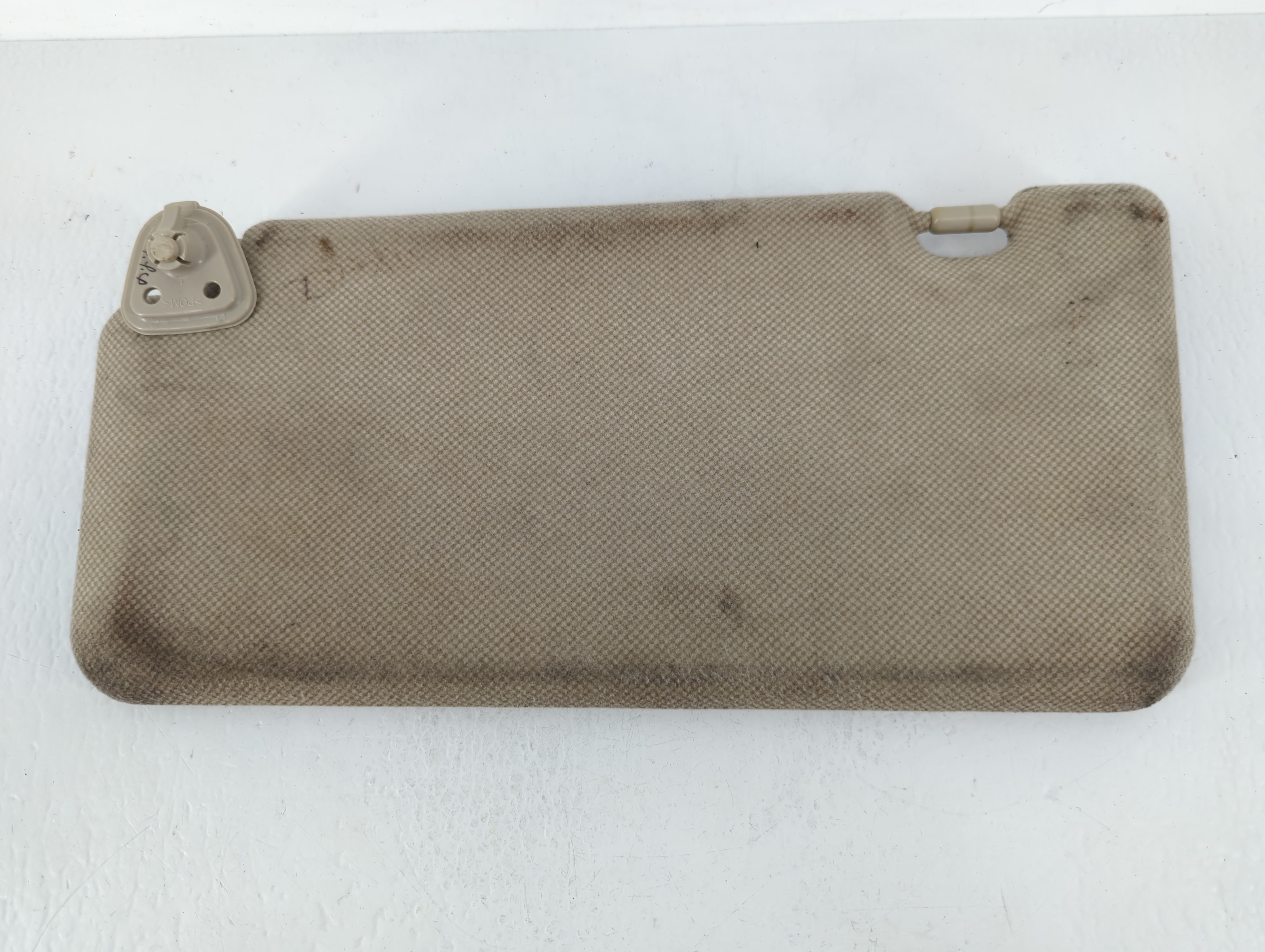 2009 Nissan Versa Passenger Sun Visor Mirror Right Sunvisor Beige 639808 - Oemusedautoparts1.com