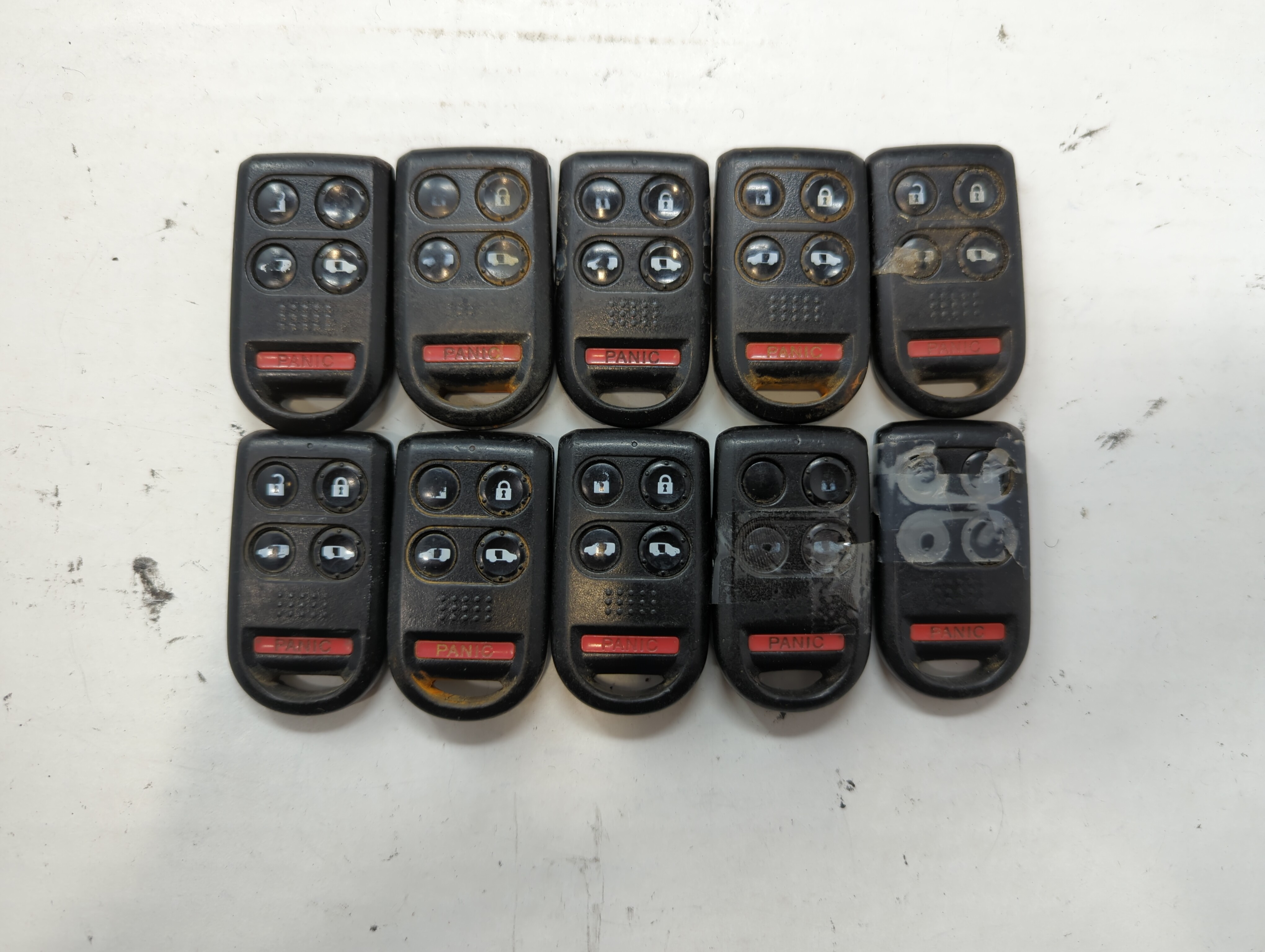 Picture of Lot of 10 Honda Odyssey Keyless Entry Remote Fob OUCG8D-399H-A MIXED 641008