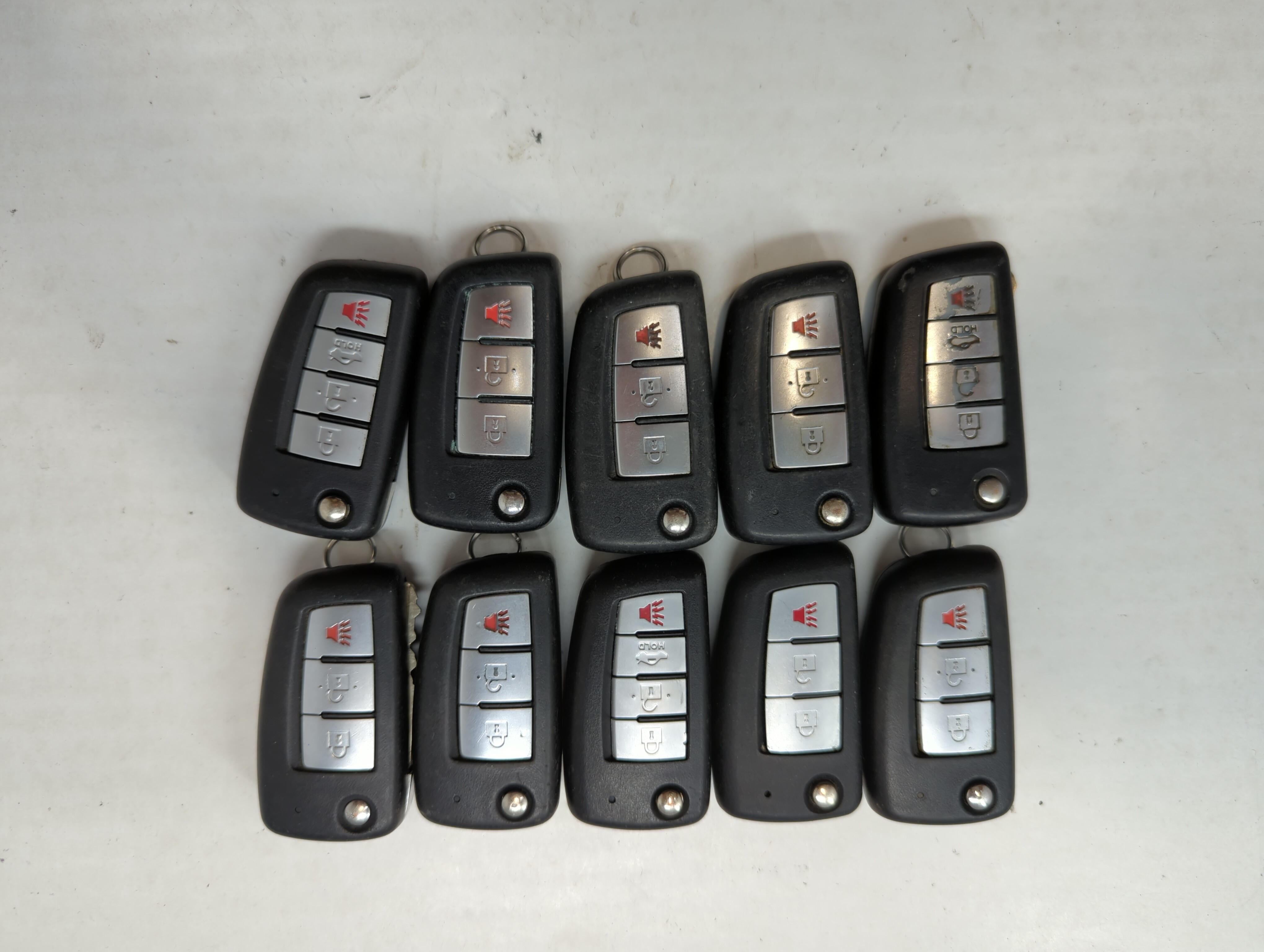 Lot of 10 Nissan Keyless Entry Remote Fob CWTWB1G767 641238 - Oemusedautoparts1.com