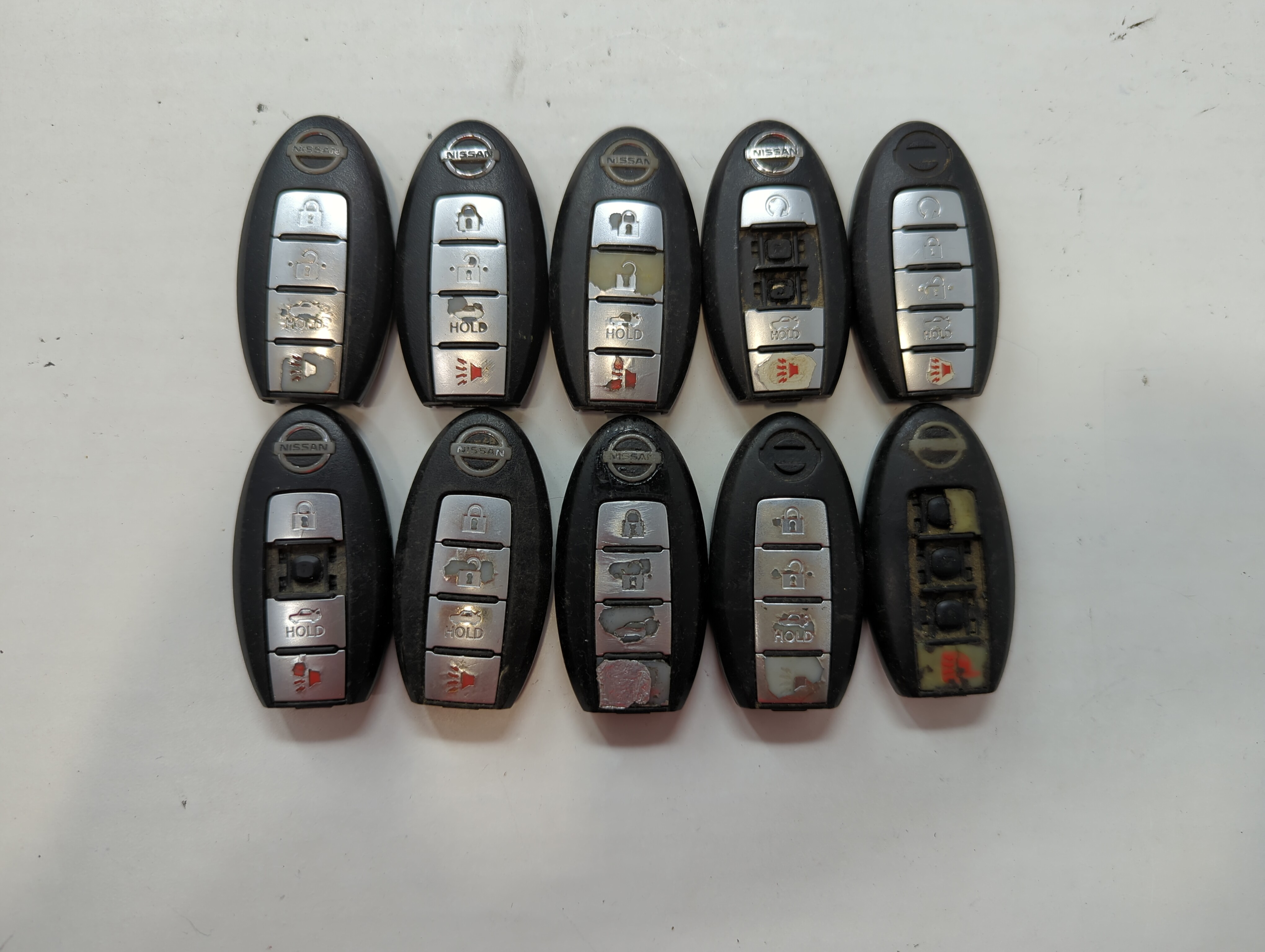 Lot of 10 Nissan Keyless Entry Remote Fob KR55WK48903 | KR5S180144014 641316 - Oemusedautoparts1.com