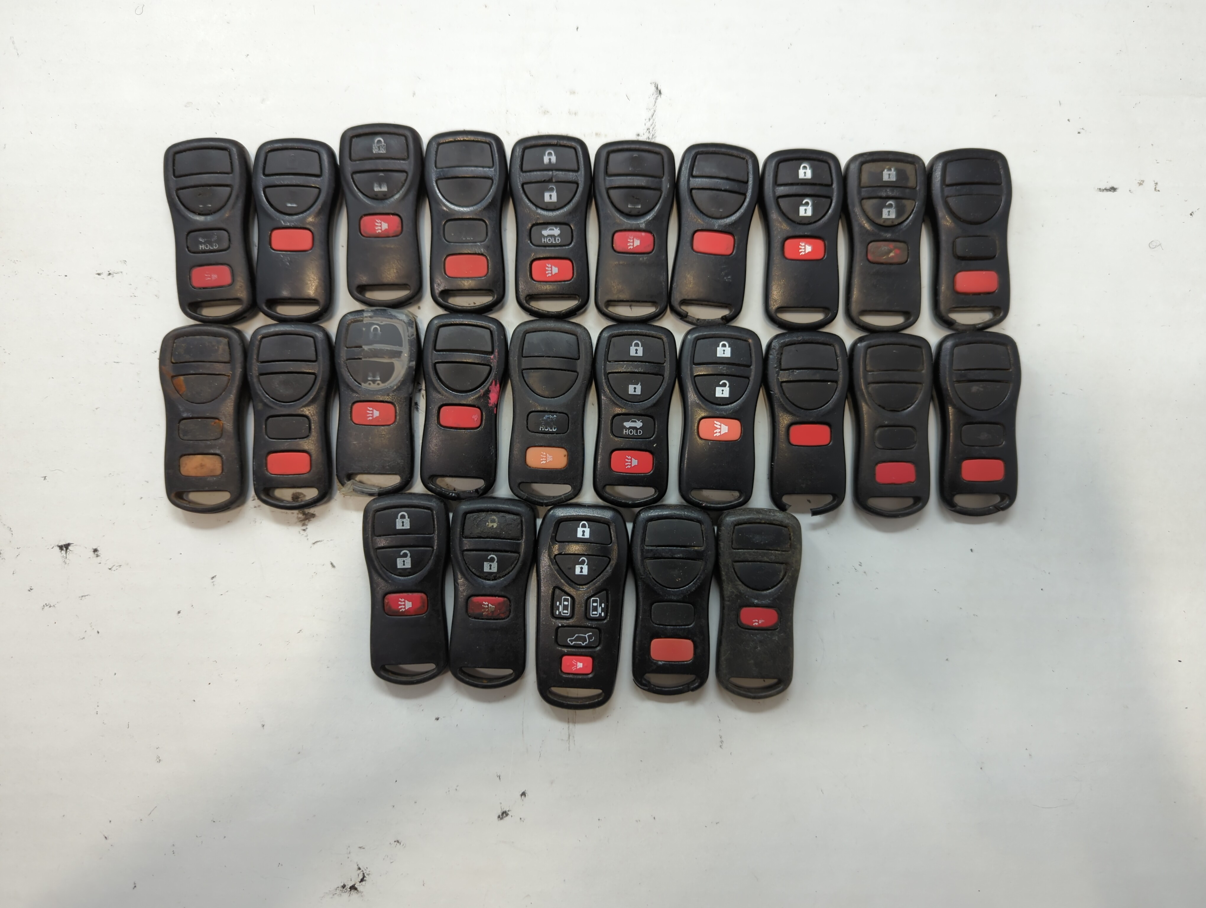 Lot of 25 Nissan Keyless Entry Remote Fob CWTWB1U415 | CWTWB1U429 | 641745 - Oemusedautoparts1.com