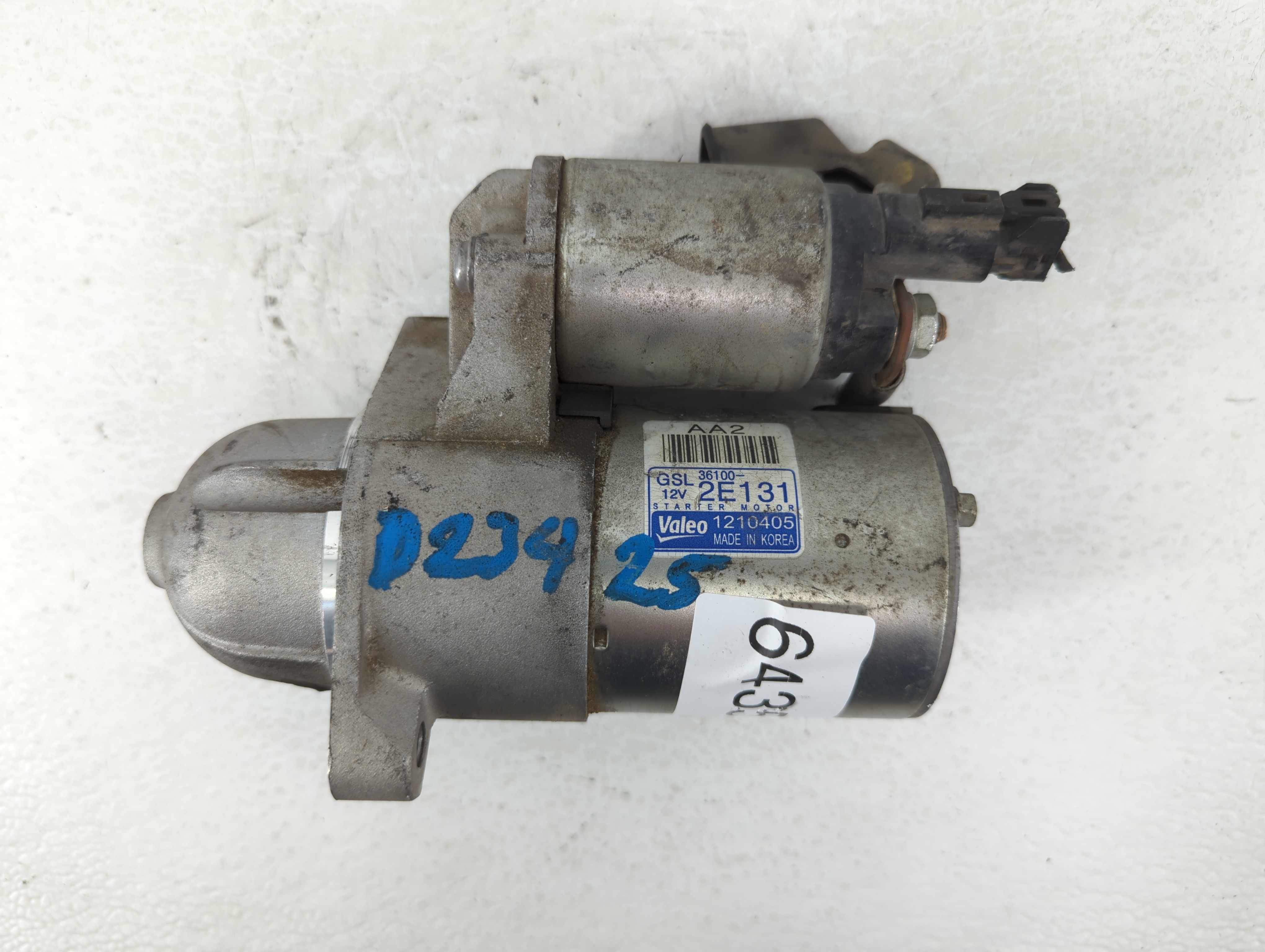 Picture of 2014-2016 Hyundai Elantra Car Starter Motor Solenoid Oem 643569