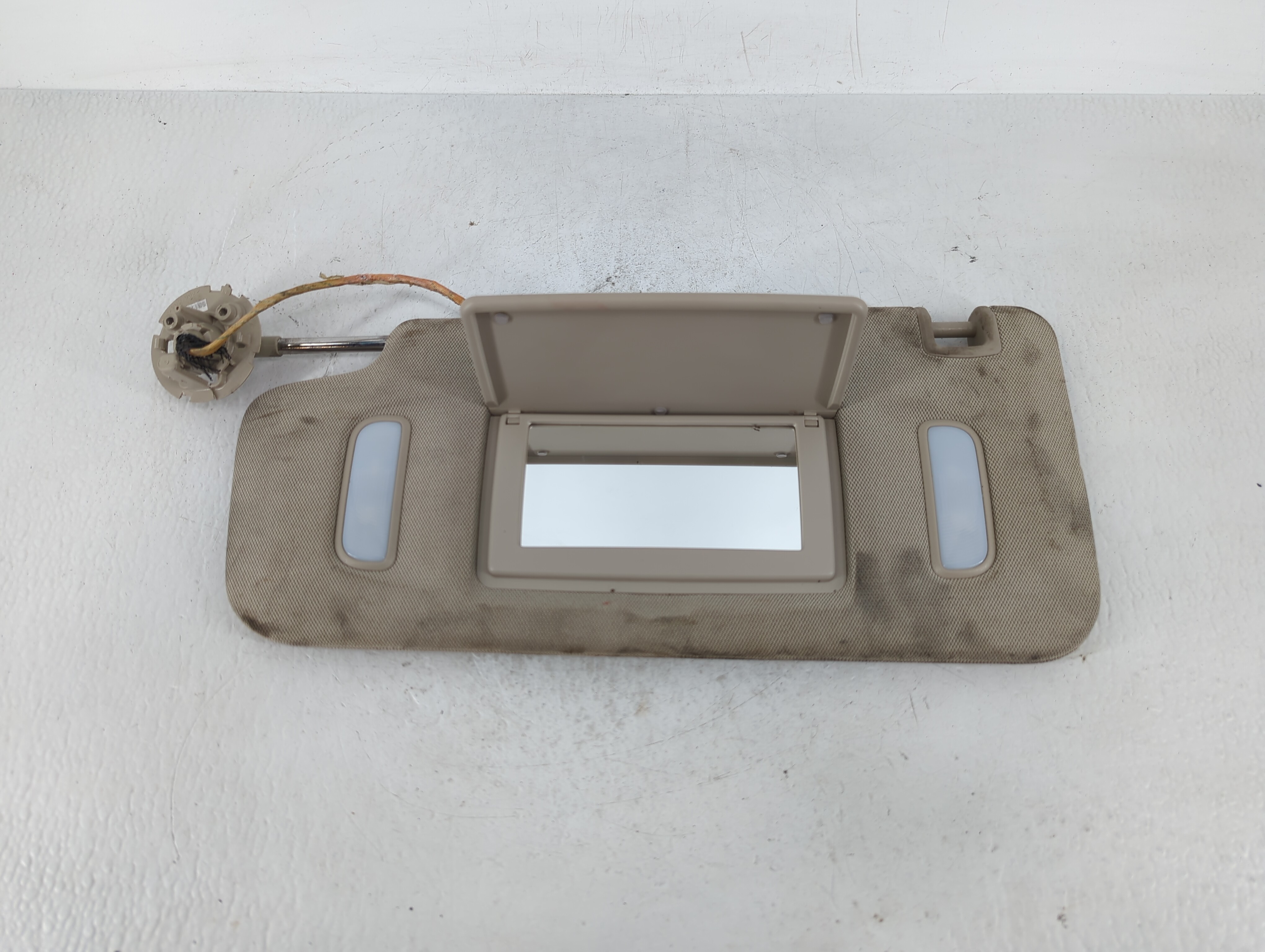 2010-2014 Cadillac Srx Passenger Sun Visor Mirror Right Sunvisor Grey 645455 - Oemusedautoparts1.com