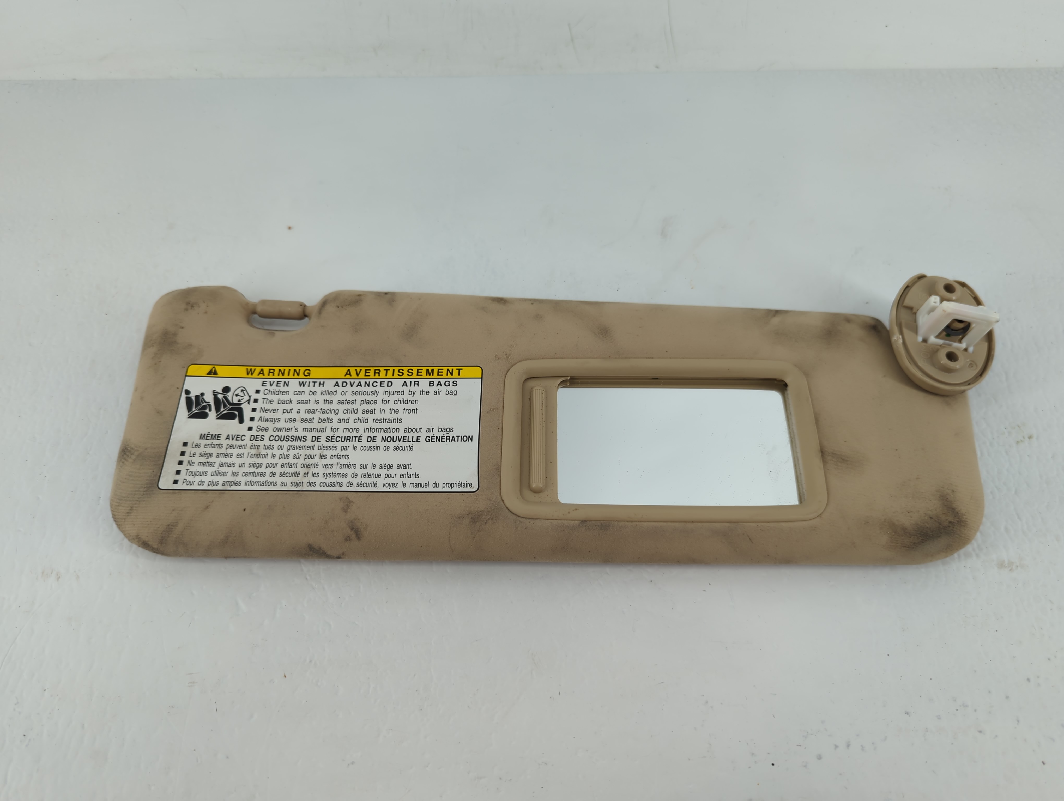 Picture of 2007-2009 Lexus Es350 Driver Sun Visor Mirror Left Sunvisor Light Tan 645552