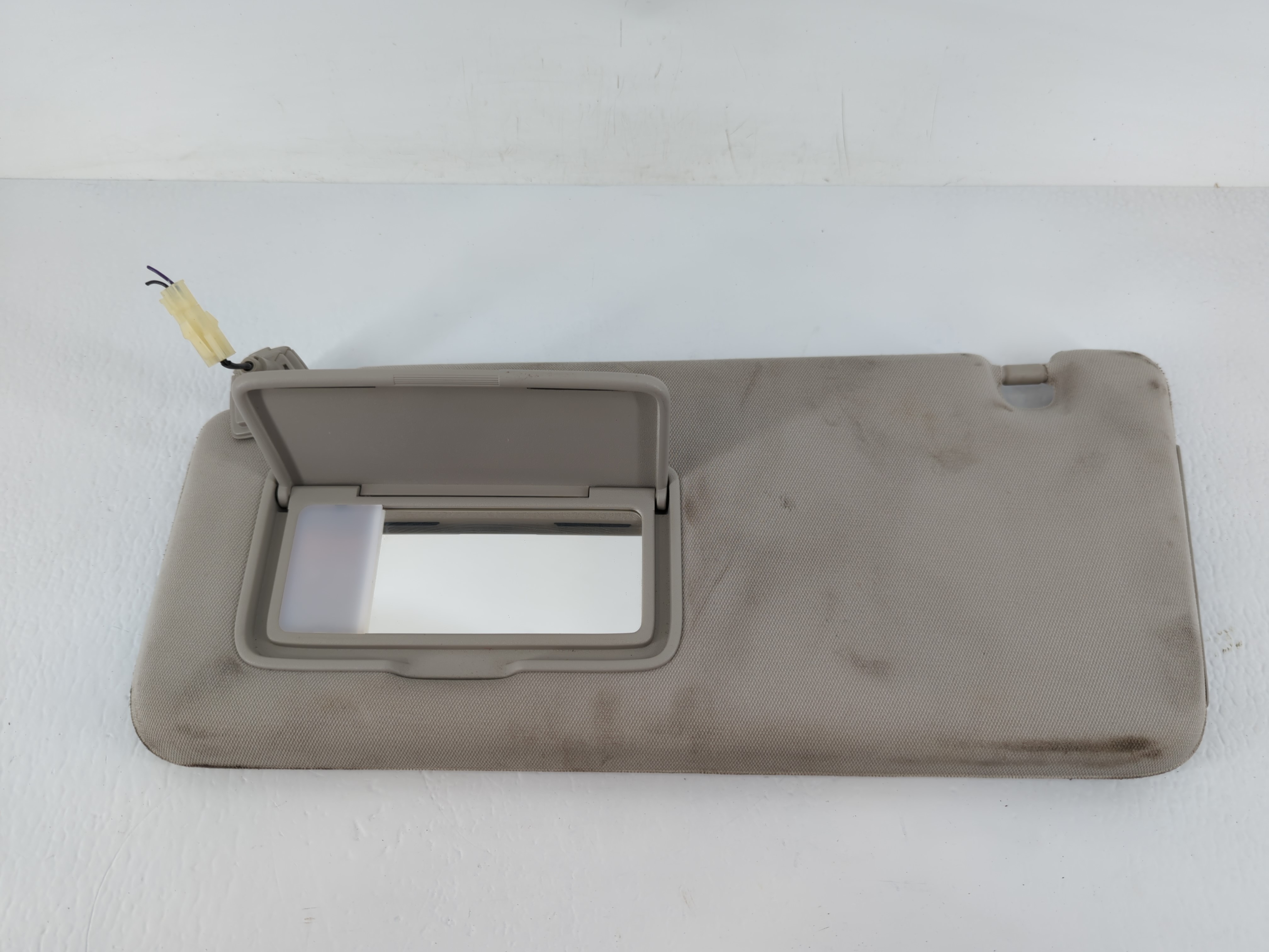 Picture of 2014-2019 Infiniti Qx80 Passenger Sun Visor Mirror Right Sunvisor Grey 647169
