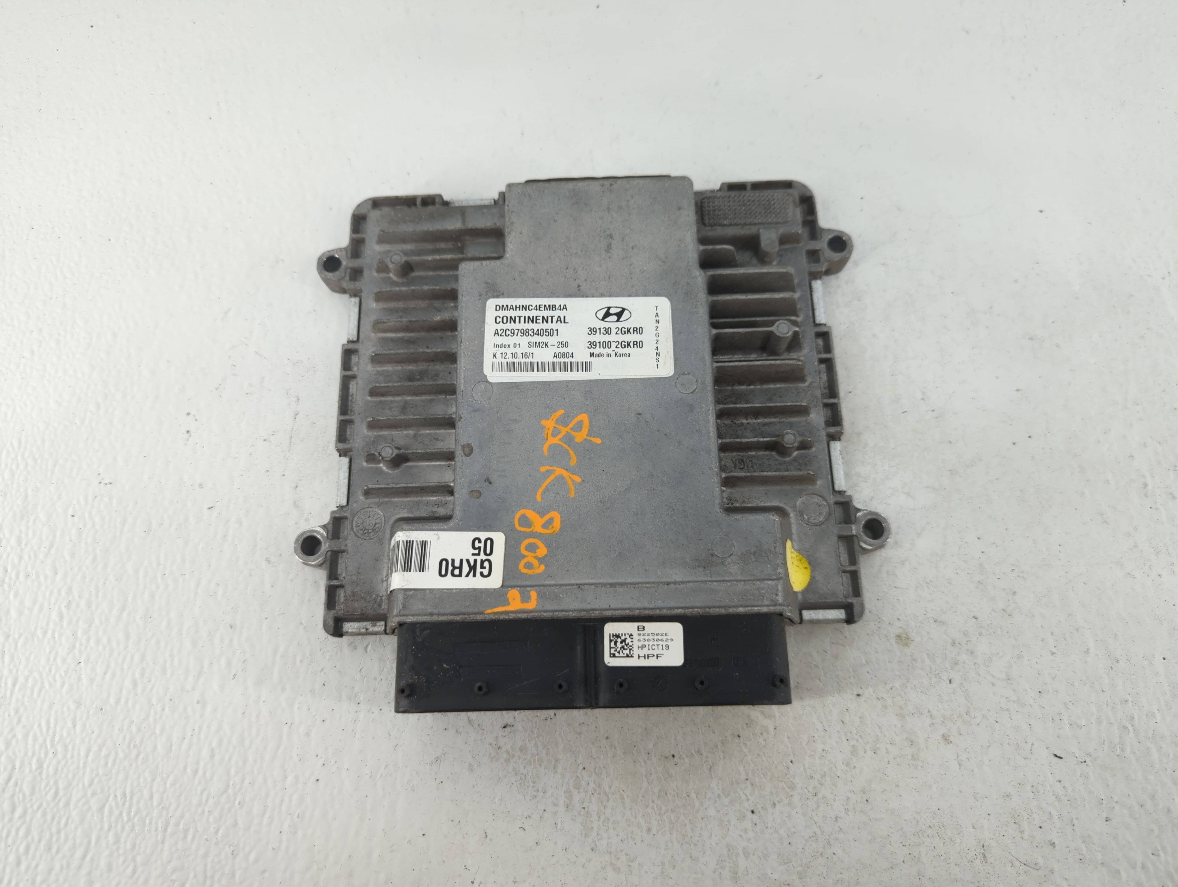 2017 Hyundai Santa Fe Engine Computer Ecu Pcm Ecm Pcu Oem 39130-2gkr0 653875 - Oemusedautoparts1.com