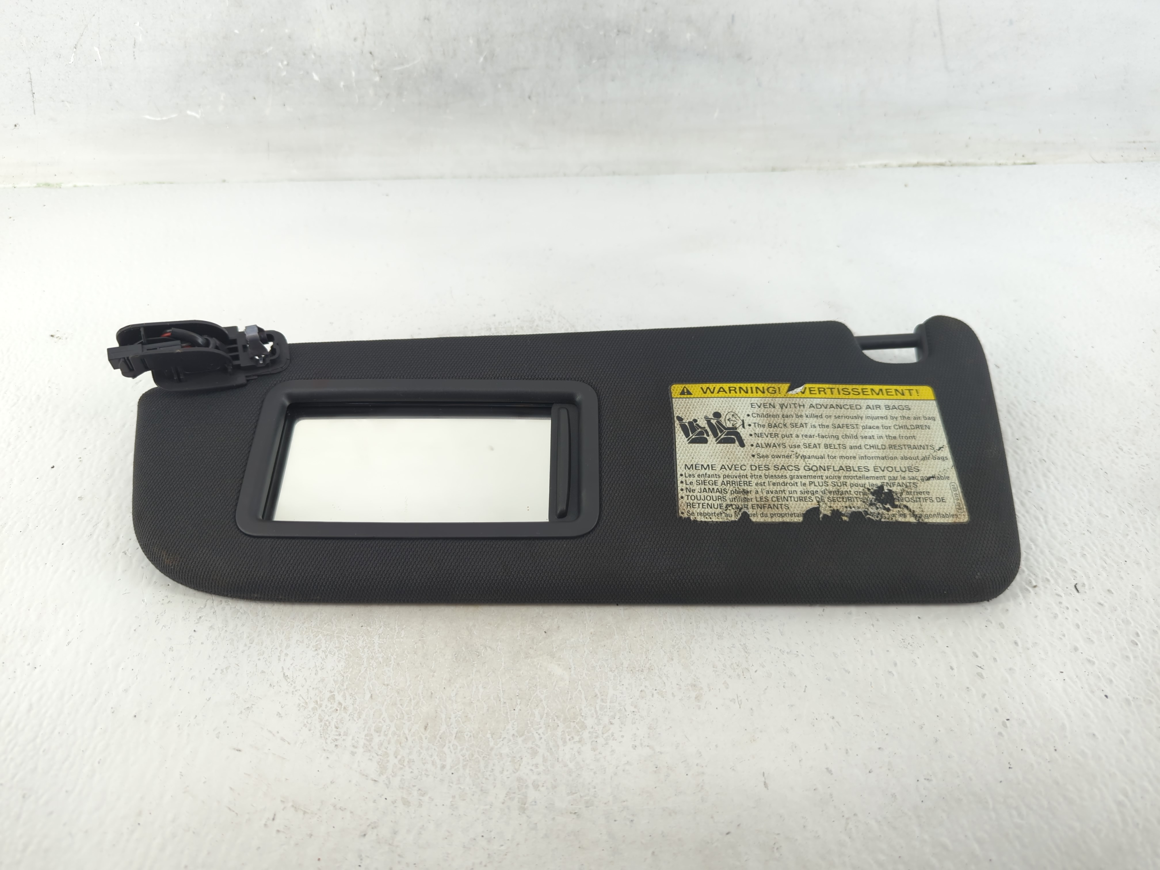Picture of 2016-2018 Audi A7 Driver Sun Visor Mirror Left Sunvisor Black 655513