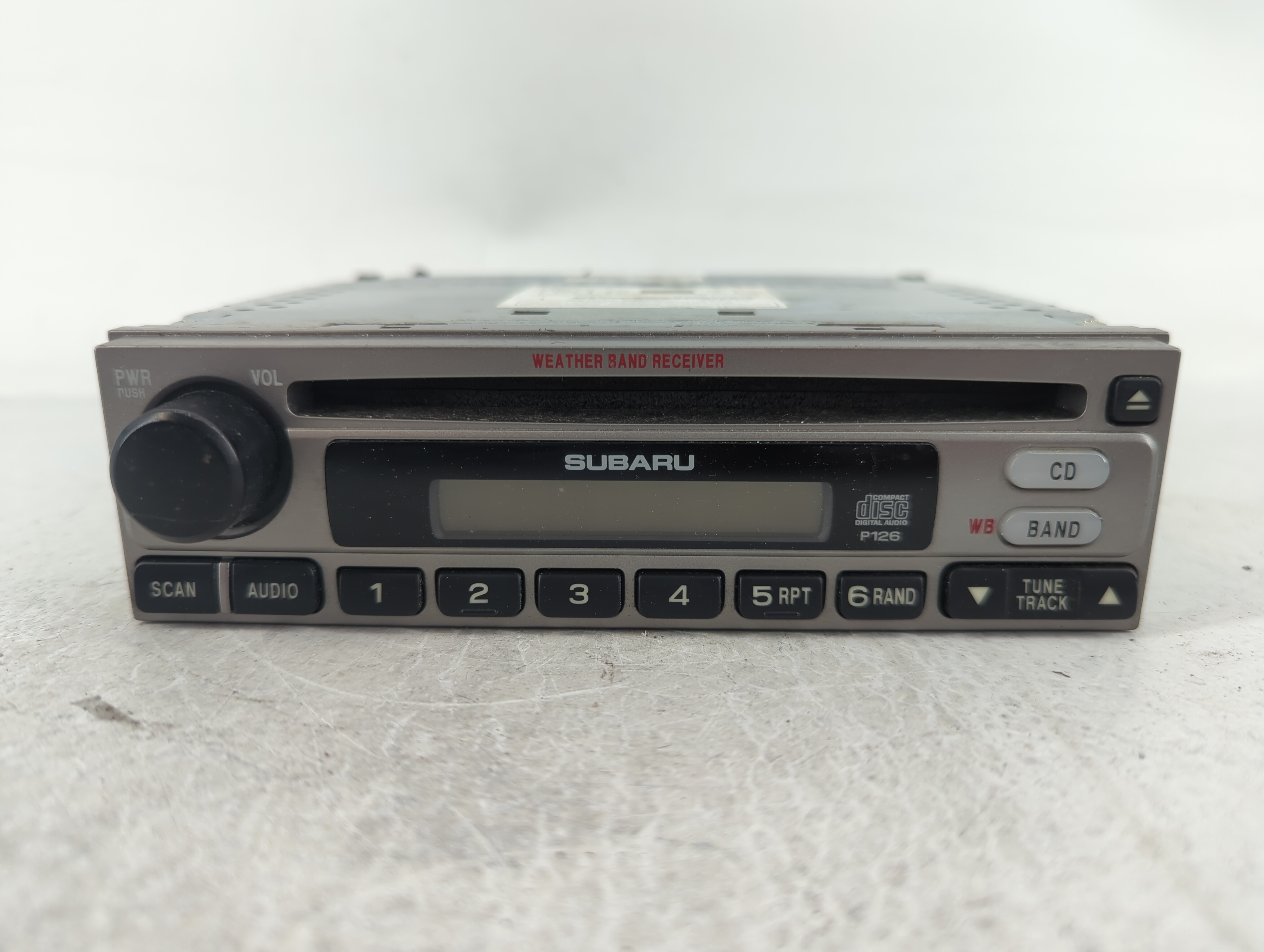 2006 Subaru Forester Am Fm Cd Player Radio Receiver 655547 - Oemusedautoparts1.com
