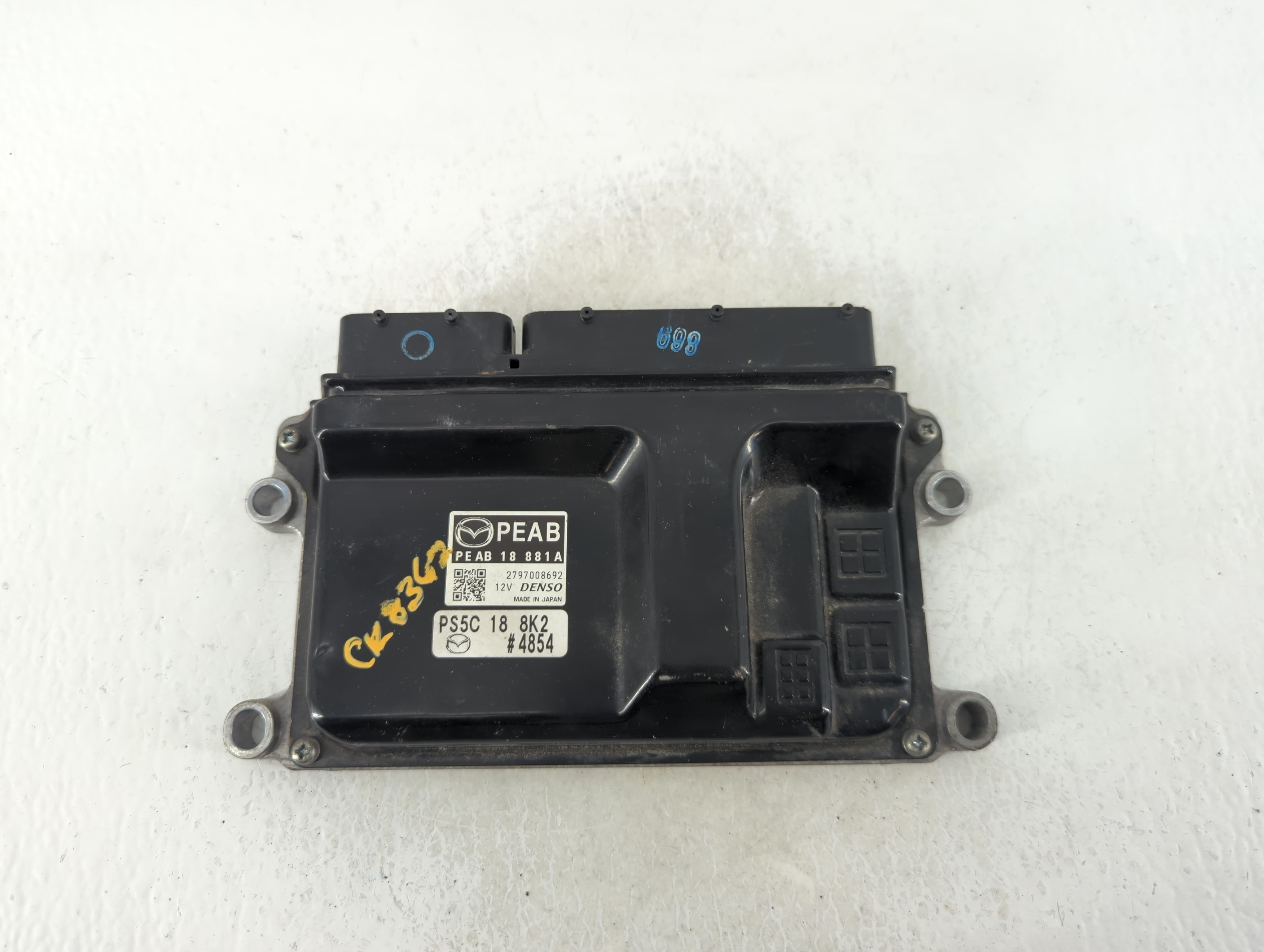 2014-2016 Mazda 3 Engine Computer Ecu Pcm Ecm Pcu Oem Peab 18 1881 A 655637 - Oemusedautoparts1.com