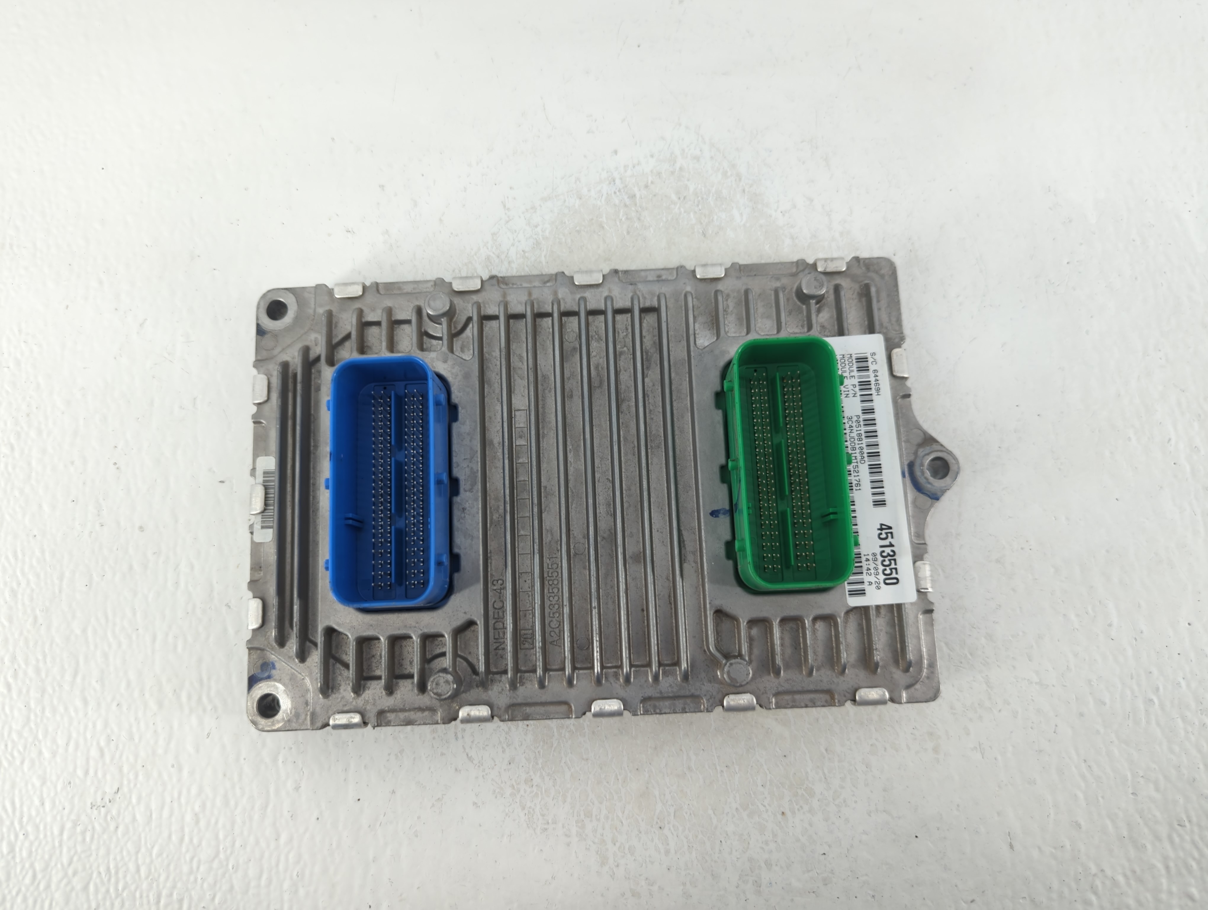 2021 Jeep Compass Engine Computer Ecu Pcm Ecm Pcu Oem 655644 - Oemusedautoparts1.com