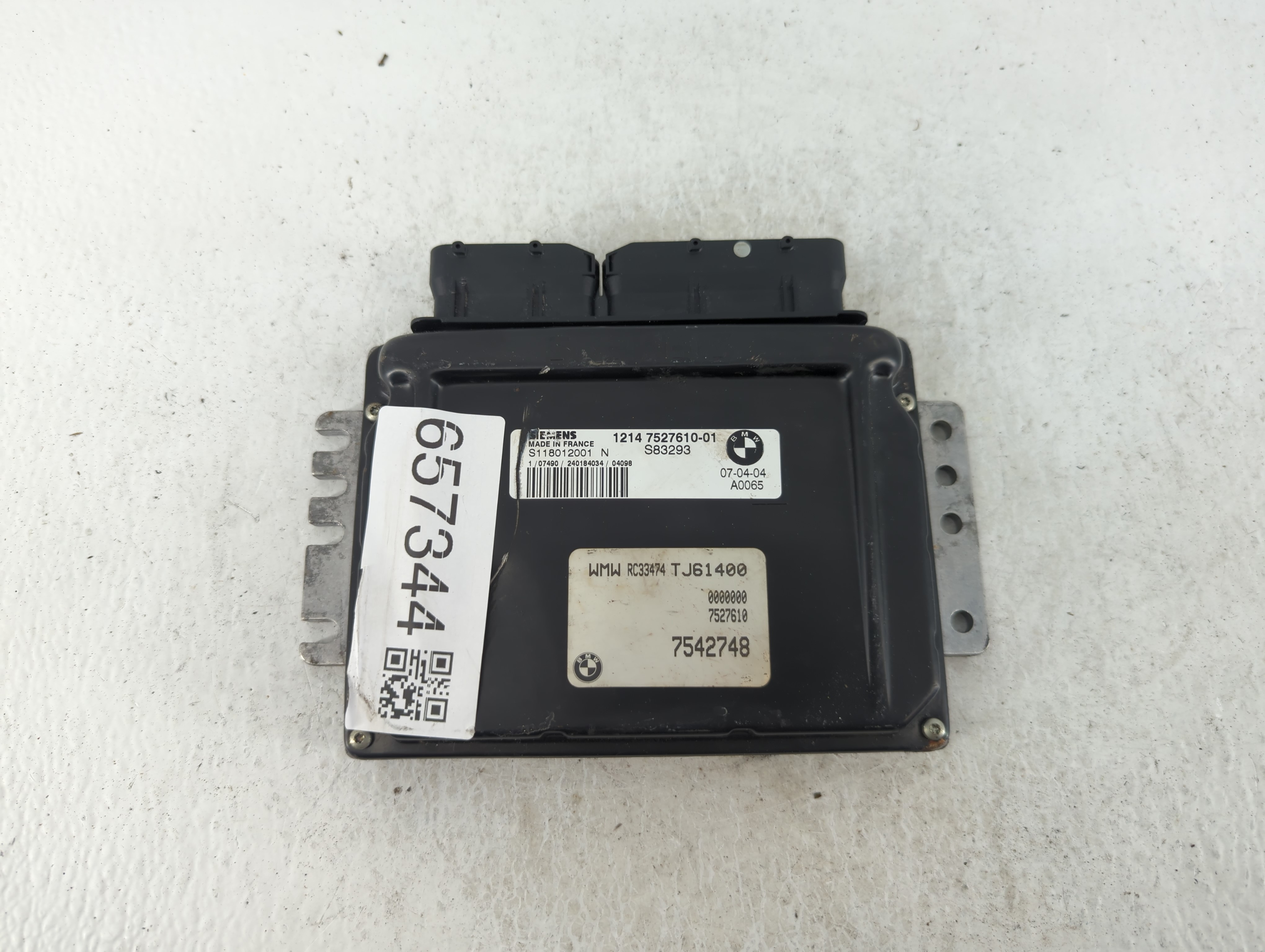 2004 Mini Cooper Engine Computer Ecu Pcm Ecm Pcu Oem 657344 - Oemusedautoparts1.com