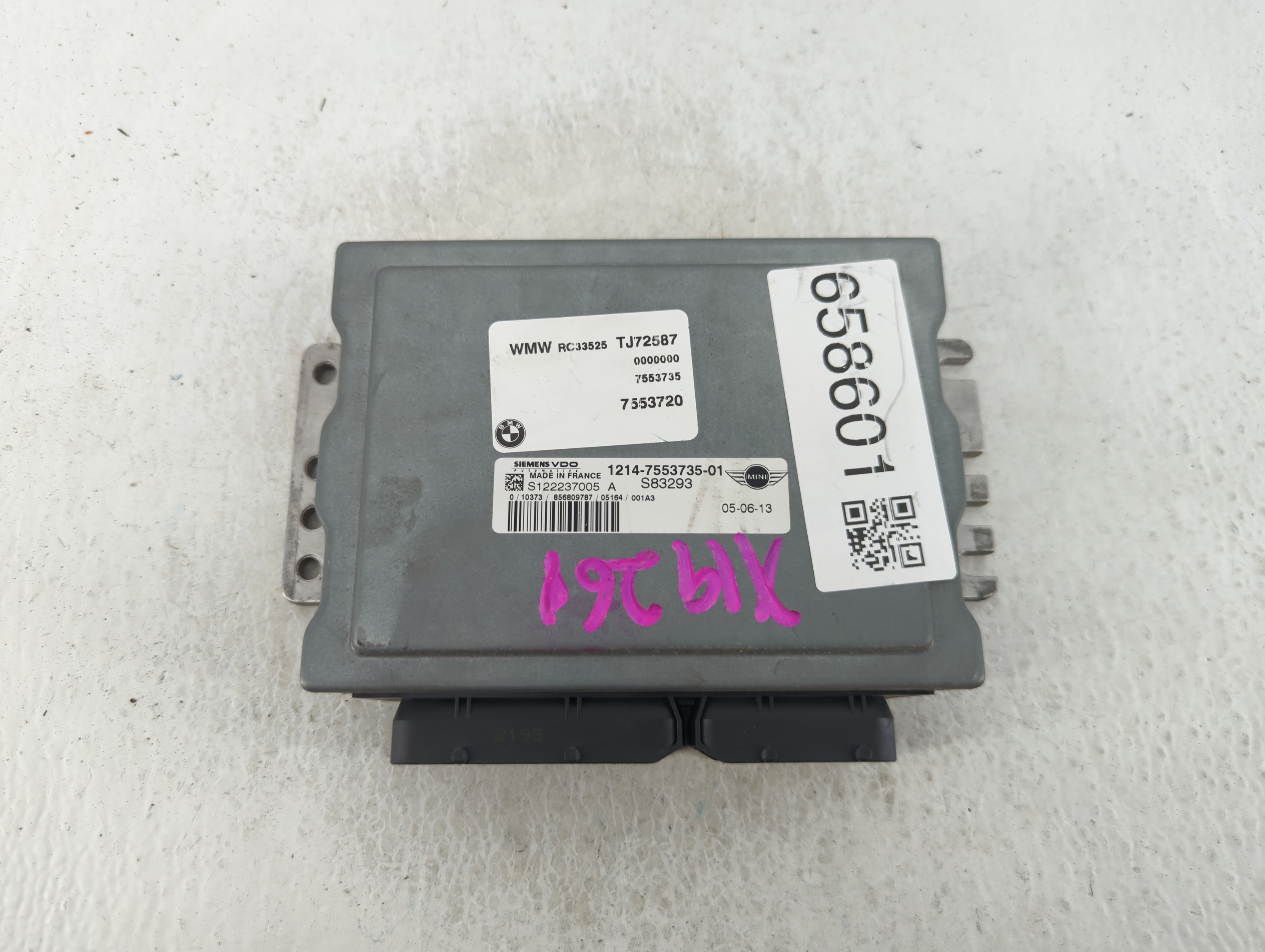 2004 Mini Cooper Engine Computer Ecu Pcm Ecm Pcu Oem 658601 - Oemusedautoparts1.com