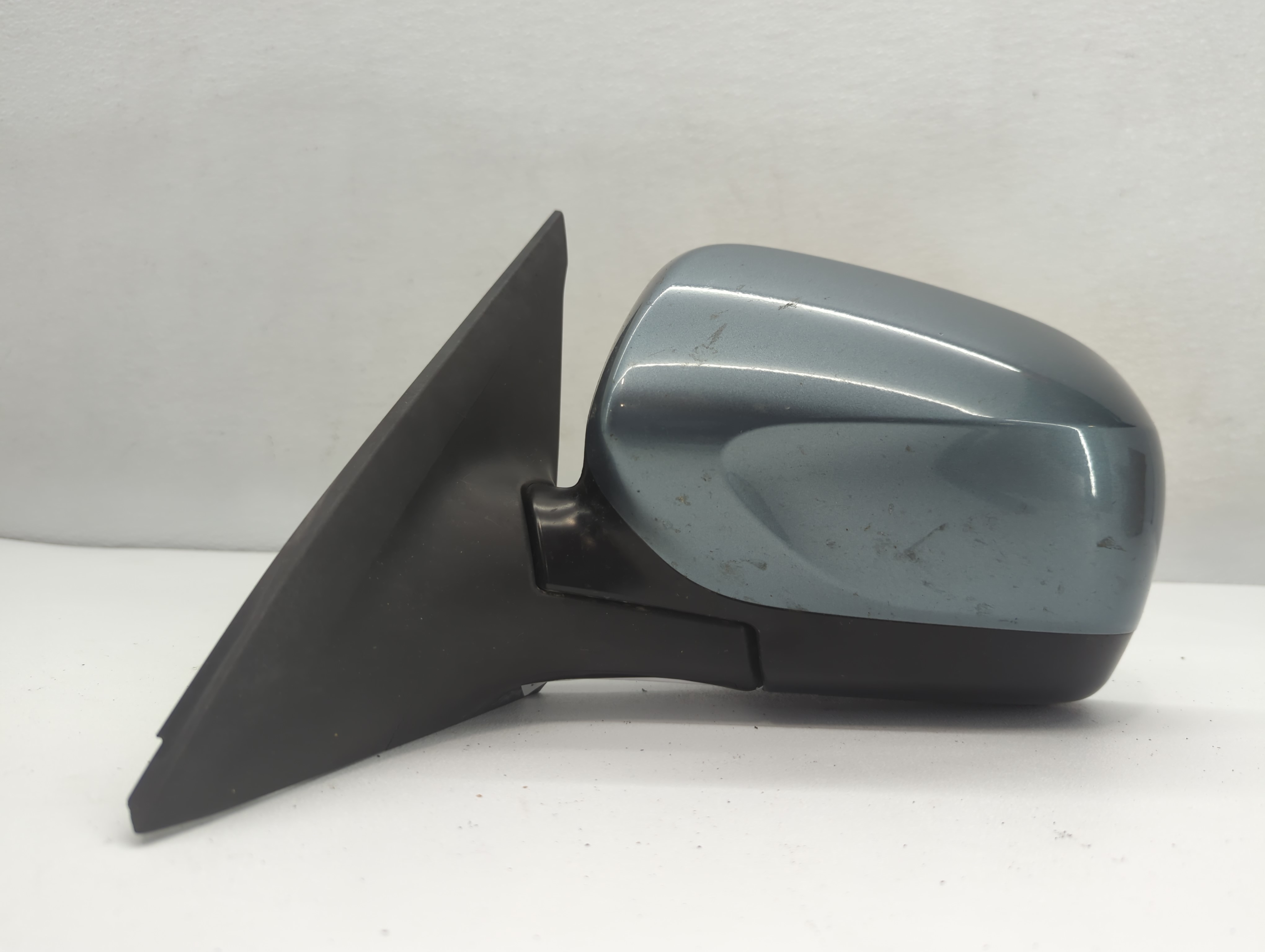 2013 Subaru Forester Driver Left Side View Manual Door Mirror Blue 659725 - Oemusedautoparts1.com