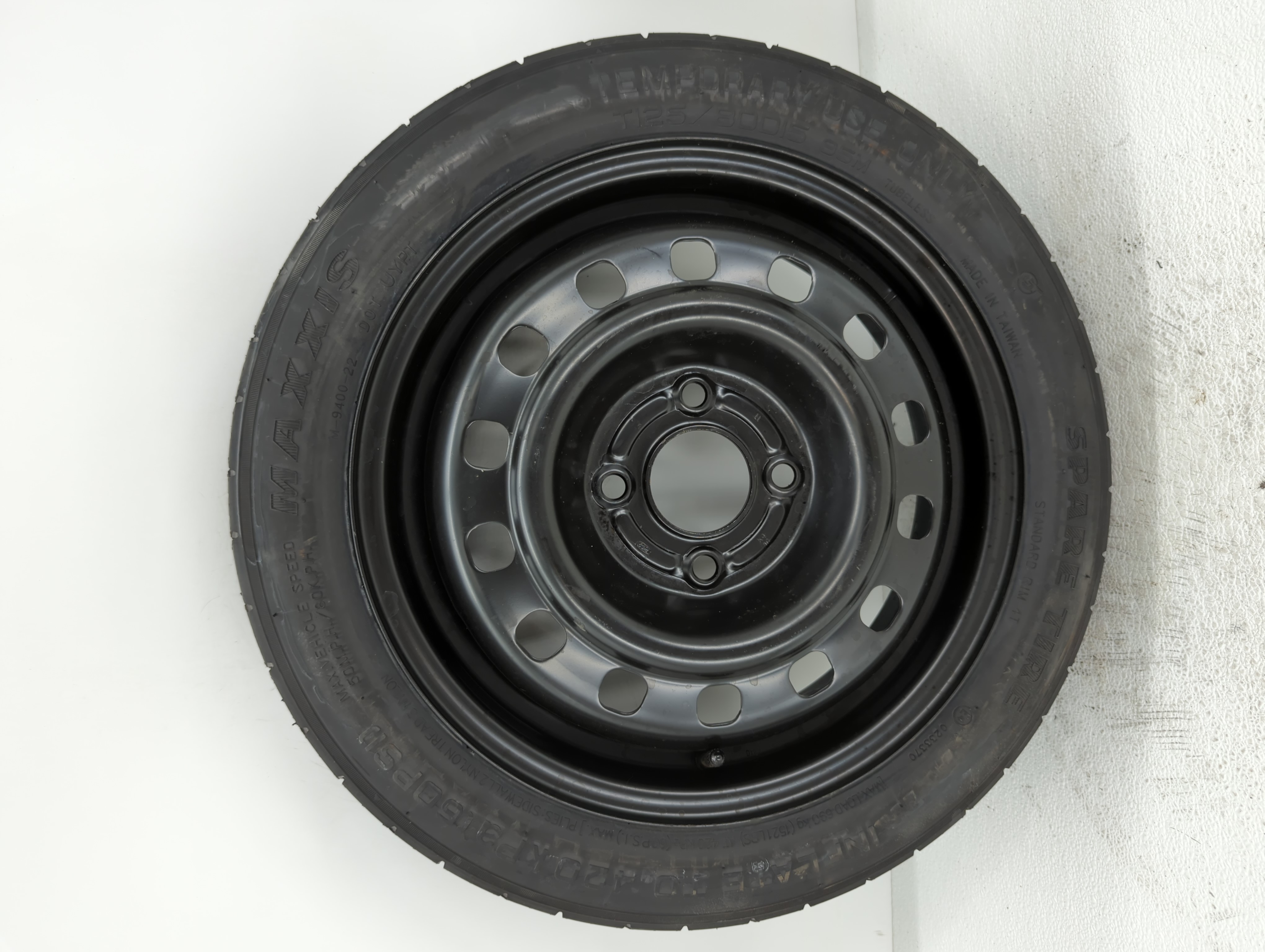 Ford Fiesta Spare Donut Tire Wheel Rim Oem 660049 - Oemusedautoparts1.com