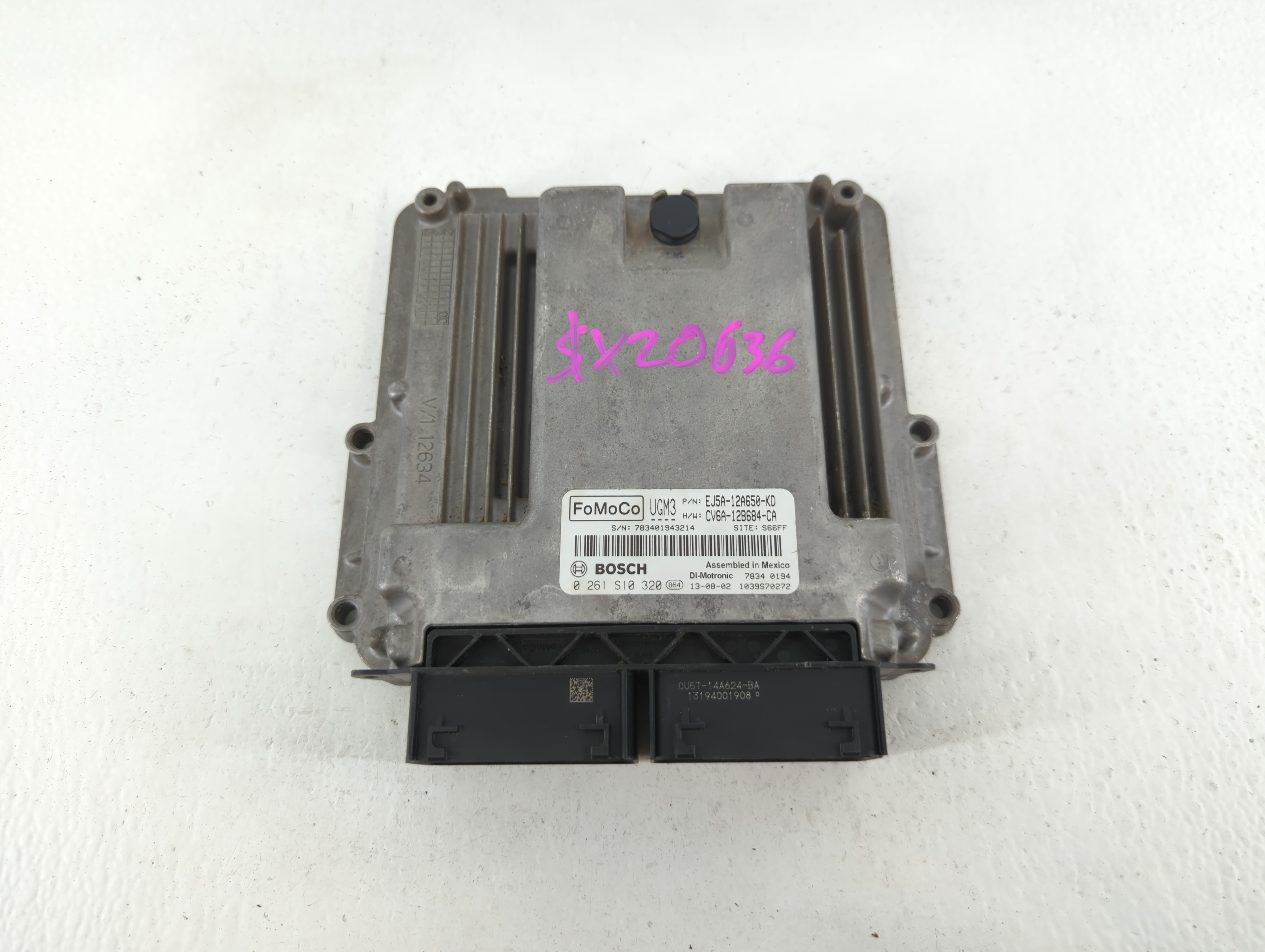 Picture of 2013 Ford Escape Engine Computer Ecu Pcm Ecm Pcu Oem Ej5a-12a650-kd 663159