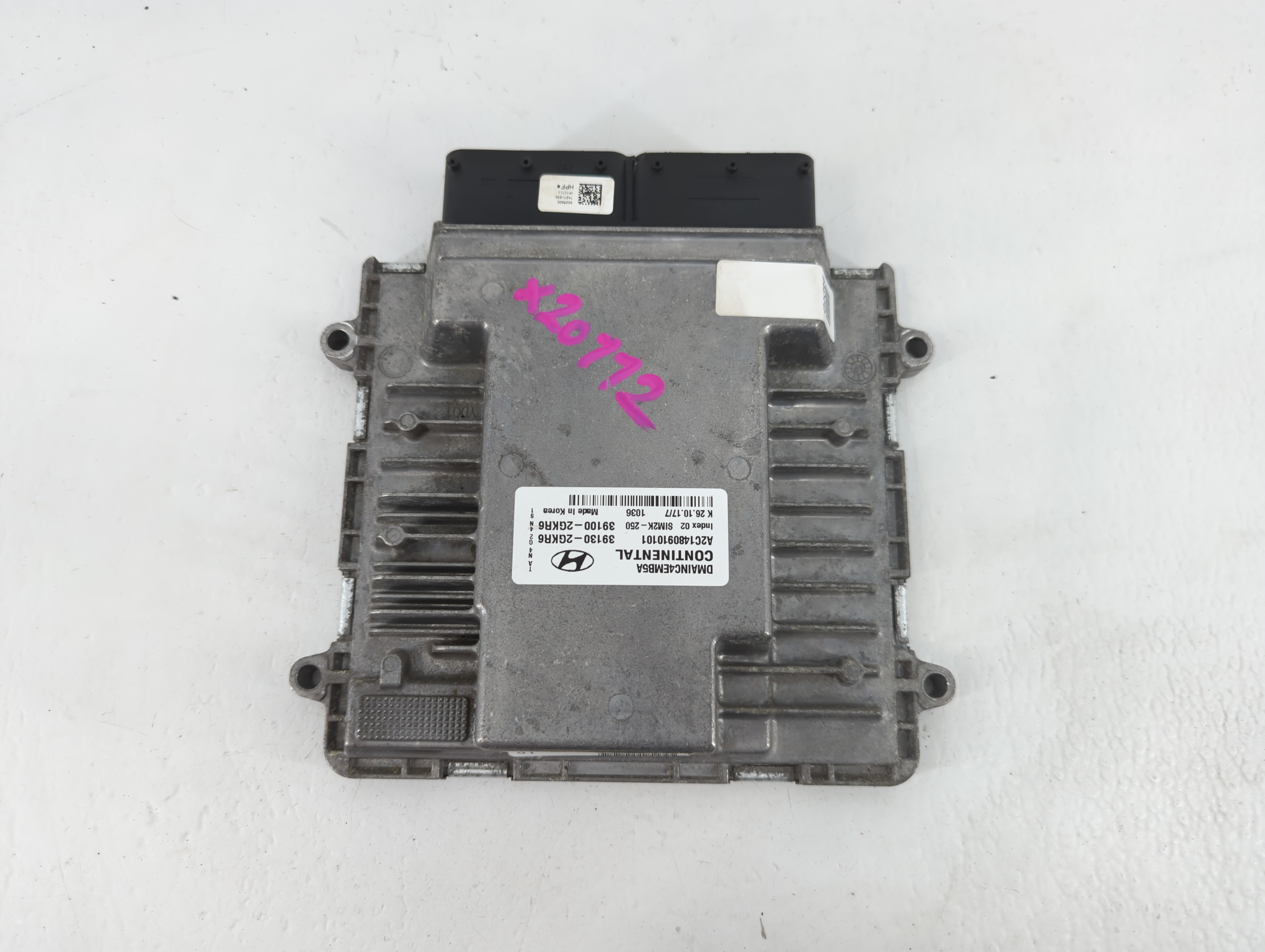 2018 Hyundai Santa Fe Engine Computer Ecu Pcm Ecm Pcu Oem 39130-2gkr6 663481 - Oemusedautoparts1.com