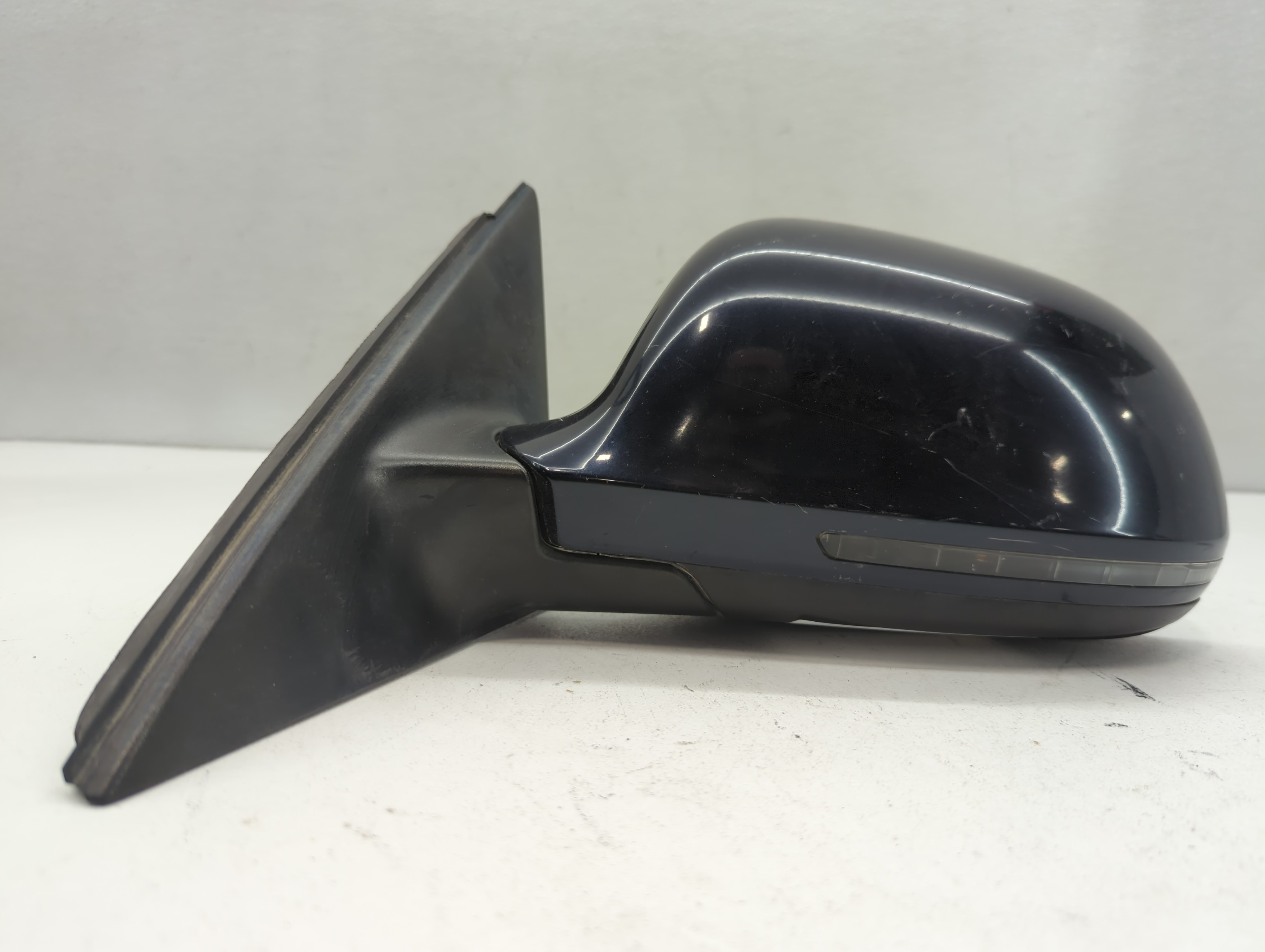 2008-2014 Audi A5 Driver Left Side View Power Door Mirror Blue 665035 - Oemusedautoparts1.com