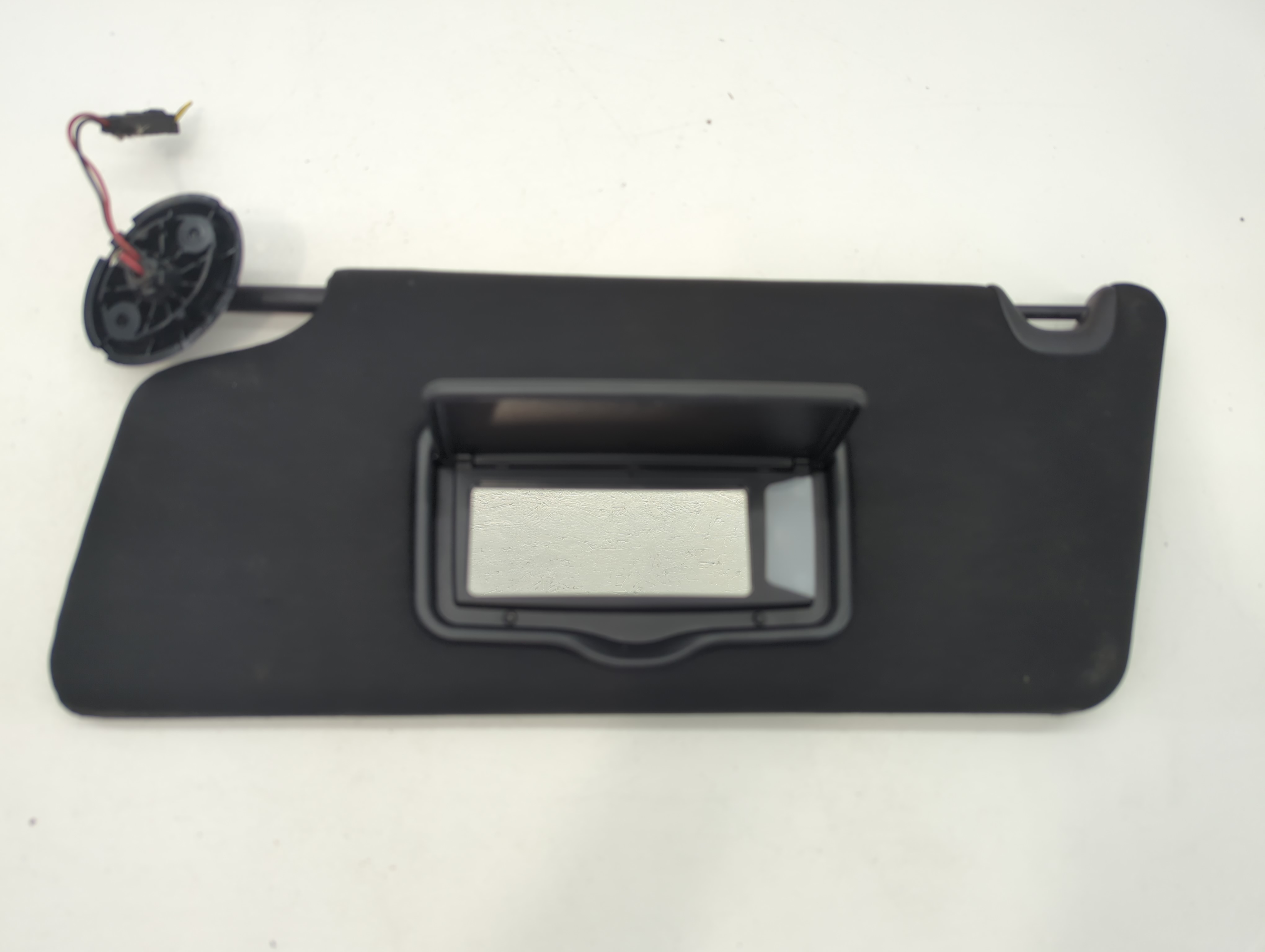 2017 Ford Explorer Driver Sun Visor Mirror Left Sunvisor Black 665405 - Oemusedautoparts1.com