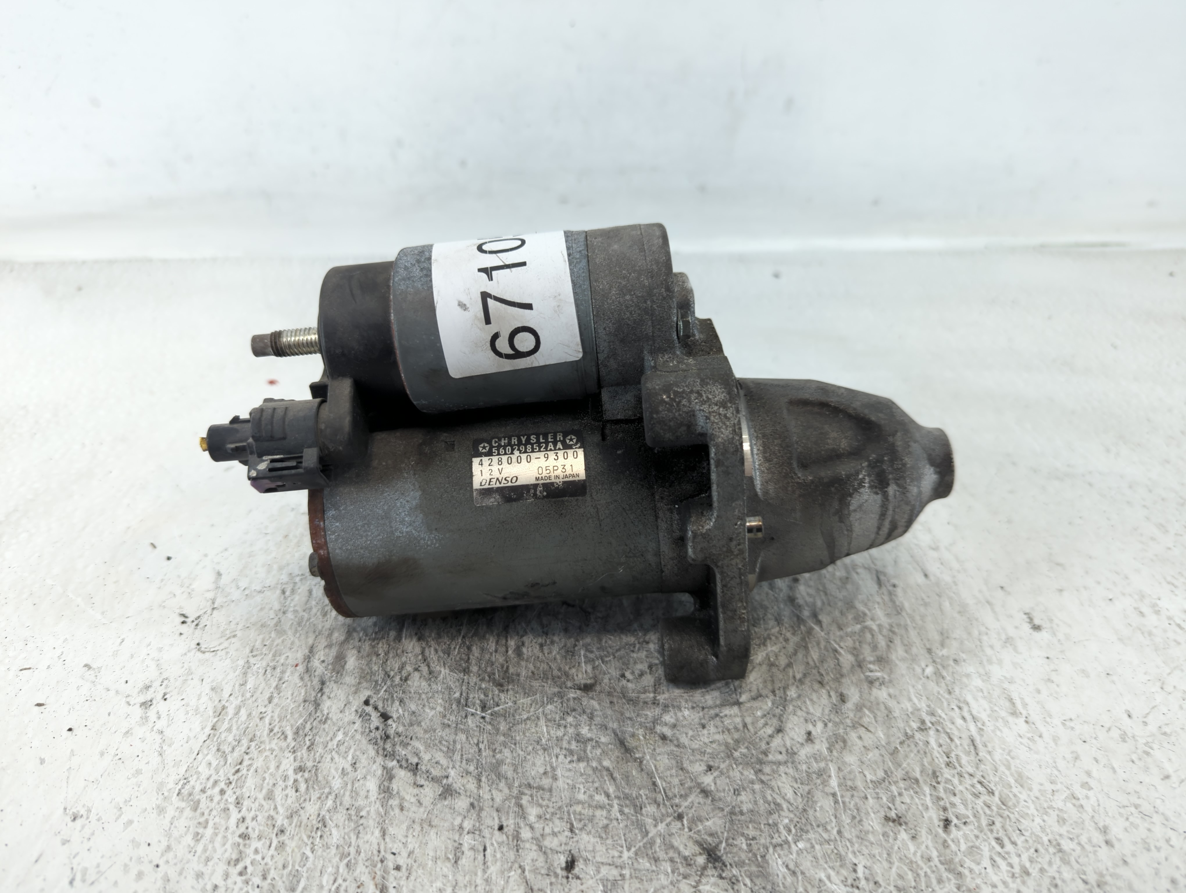 2012 Jeep Wrangler Car Starter Motor Solenoid Oem 671058 - Oemusedautoparts1.com