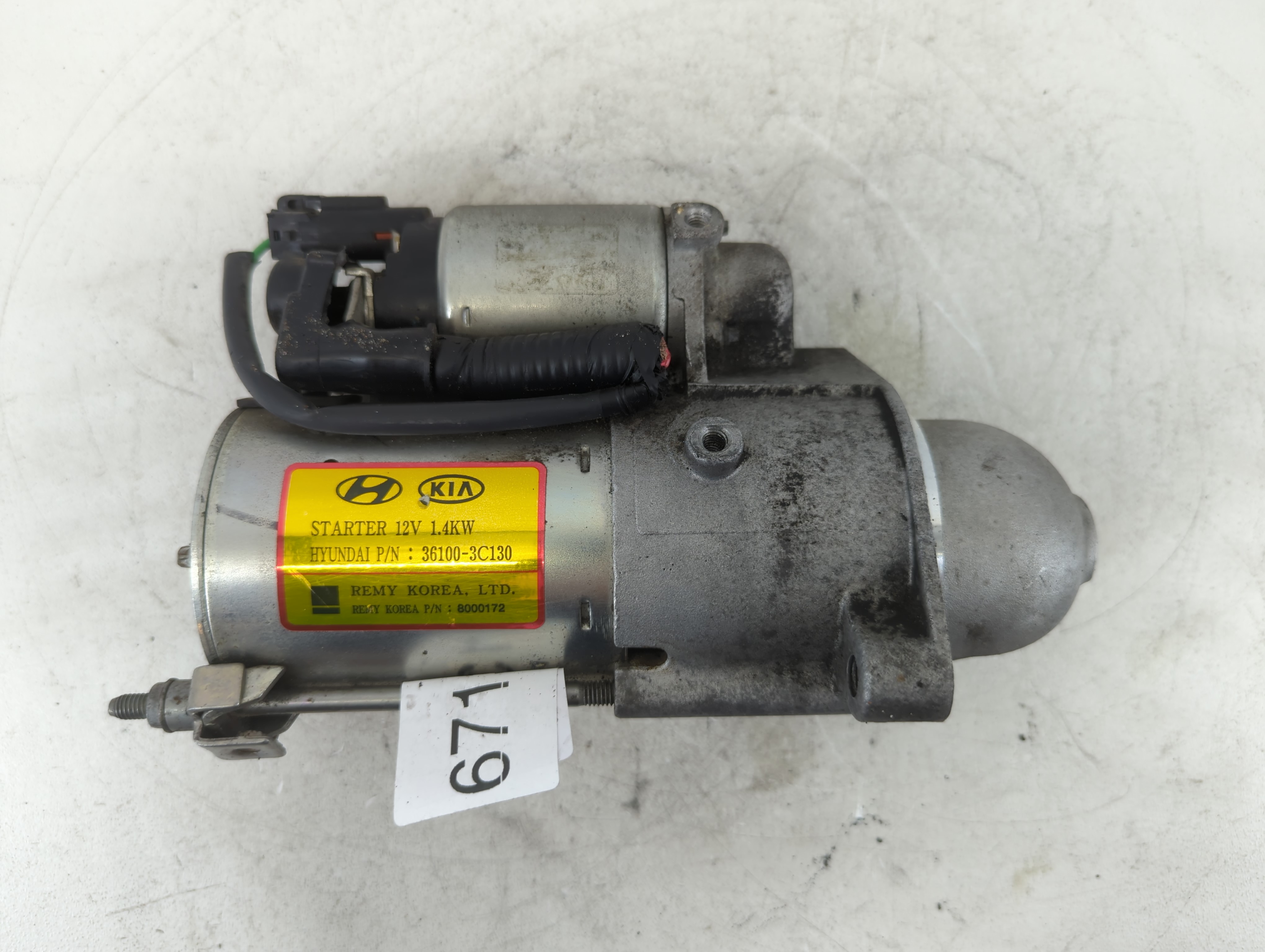 2007 Hyundai Entourage Car Starter Motor Solenoid Oem 671300 - Oemusedautoparts1.com