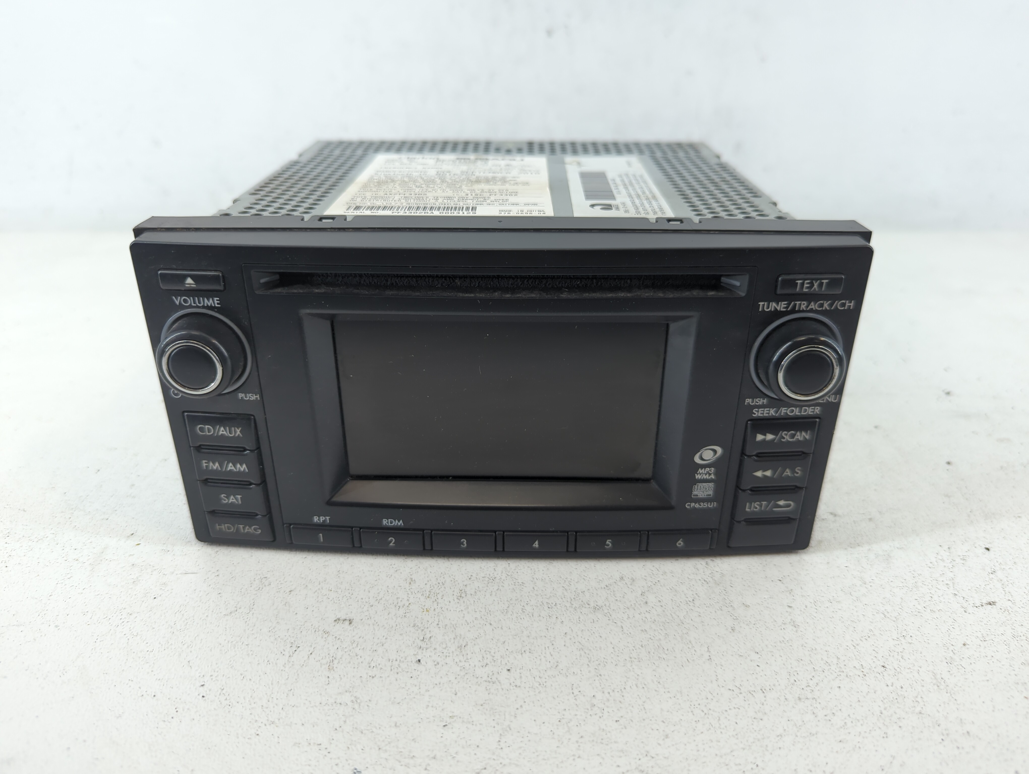 2011 Subaru Forester Am Fm Cd Player Radio Receiver 673062 - Oemusedautoparts1.com