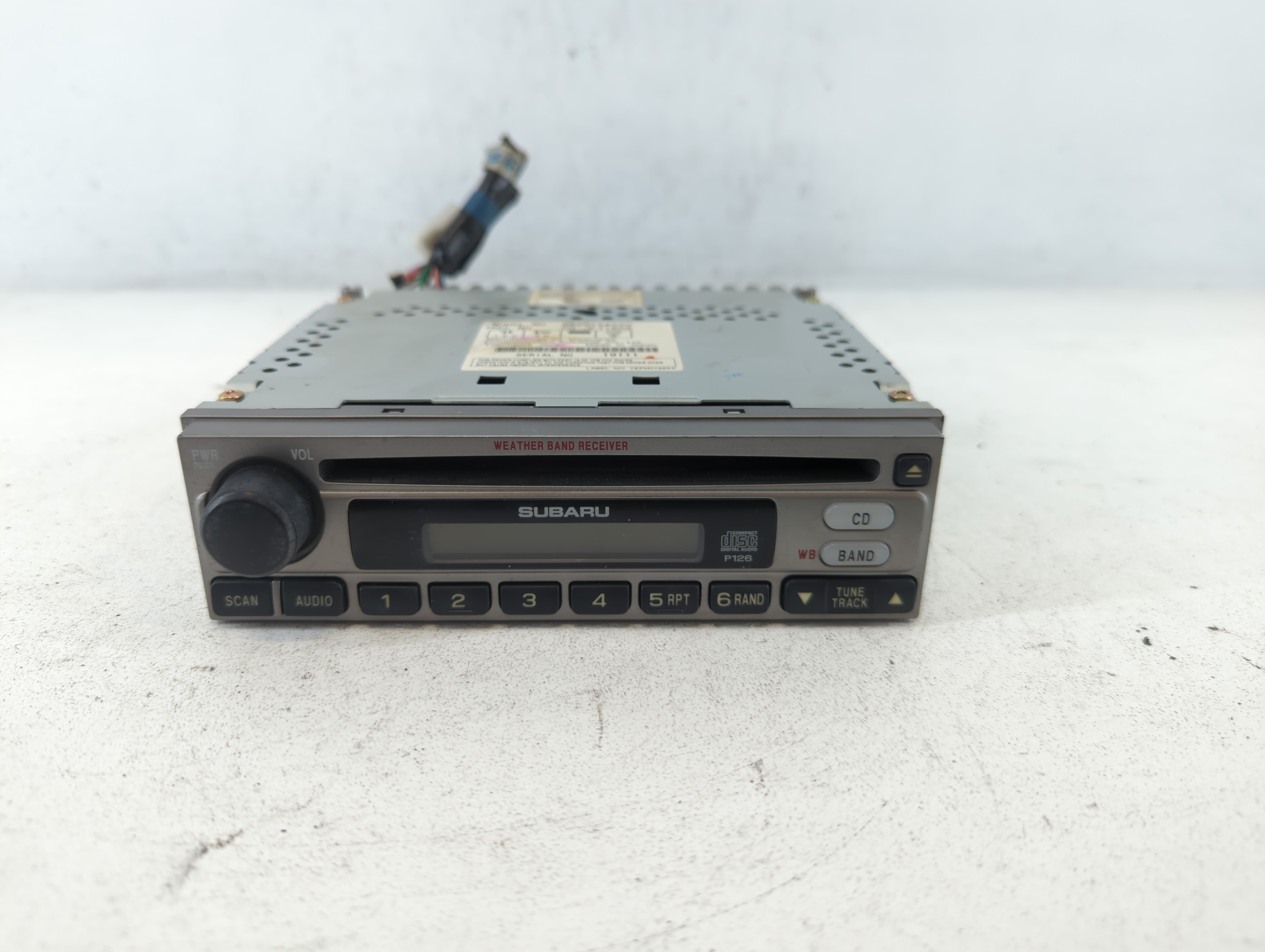 2003 Subaru Forester Am Fm Cd Player Radio Receiver 673530 - Oemusedautoparts1.com