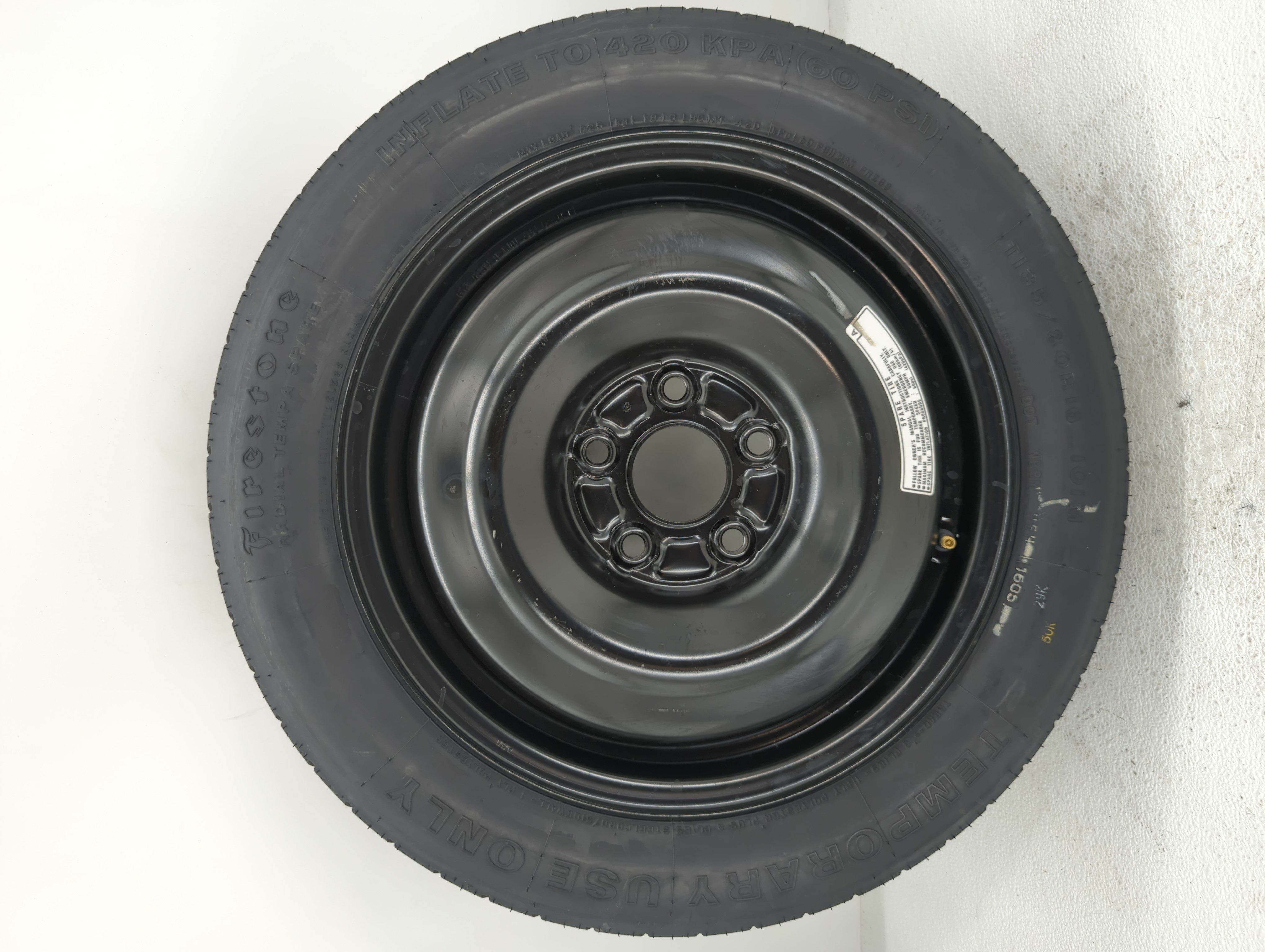 2003-2020 Toyota Corolla Spare Donut Tire Wheel Rim Oem 673910 - Oemusedautoparts1.com