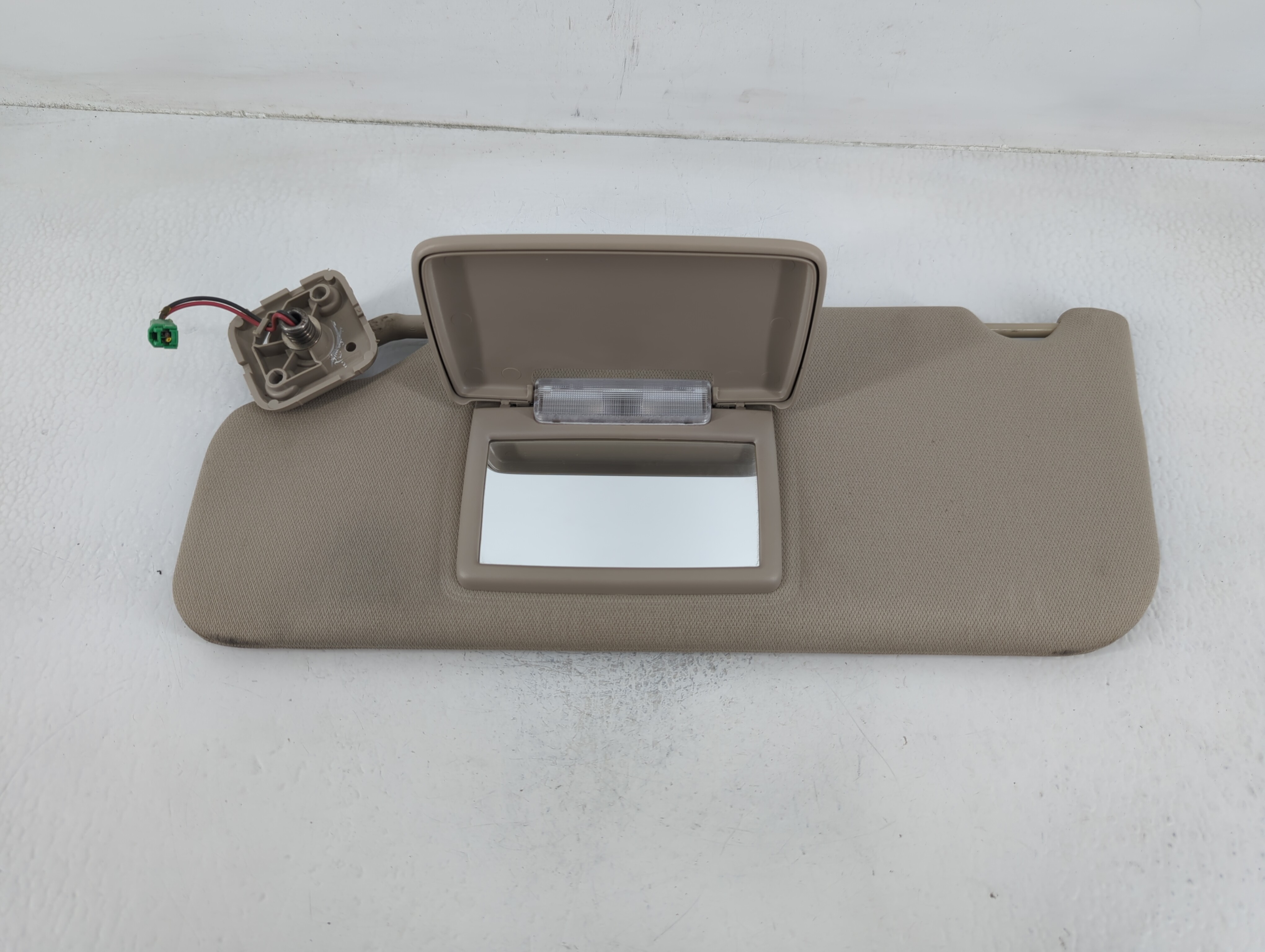 Picture of 2011-2014 Ford Edge Driver Sun Visor Mirror Left Sunvisor Beige 678705