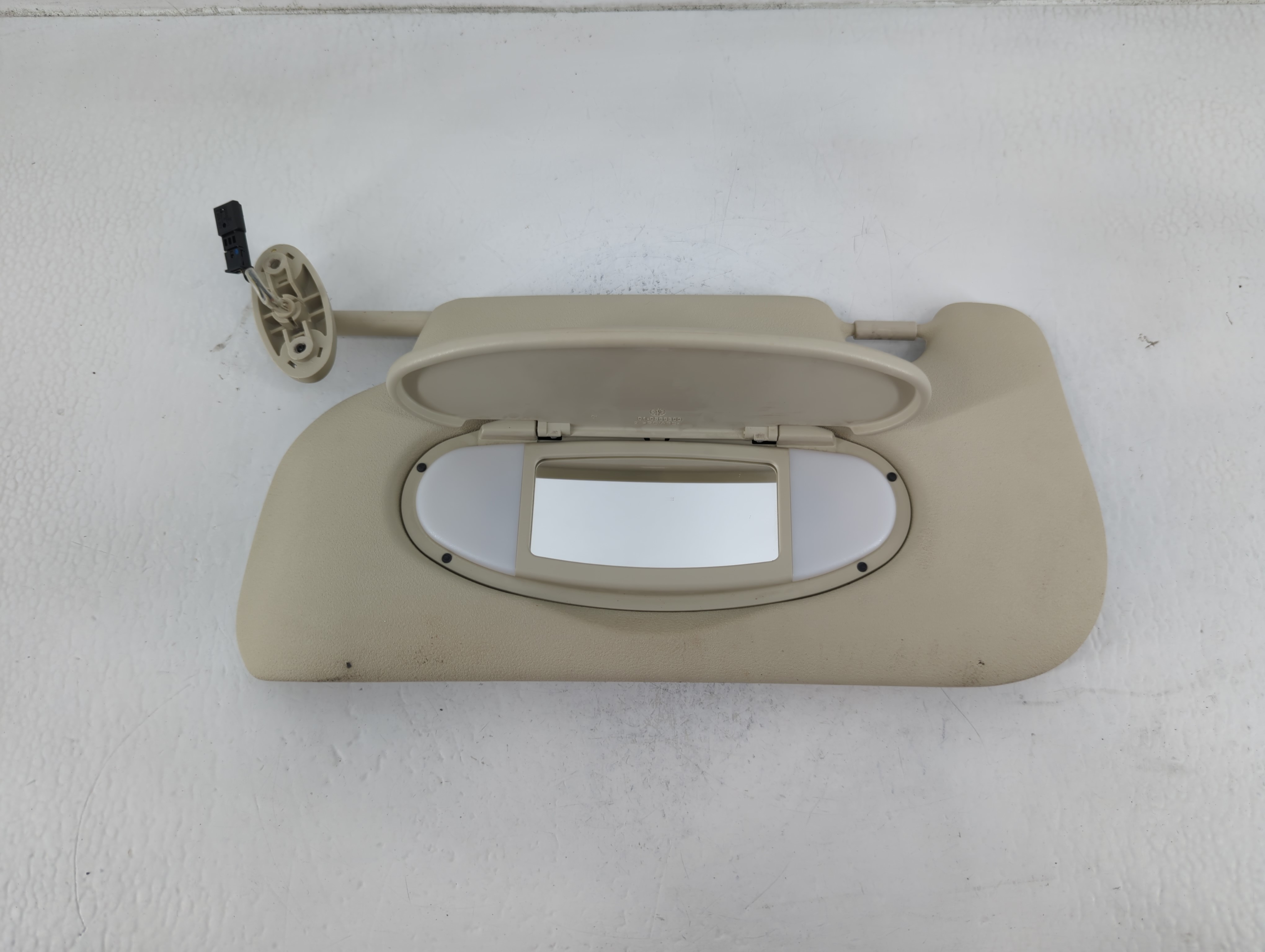 2013 Mini Cooper Driver Sun Visor Mirror Left Sunvisor Cream 679489 - Oemusedautoparts1.com