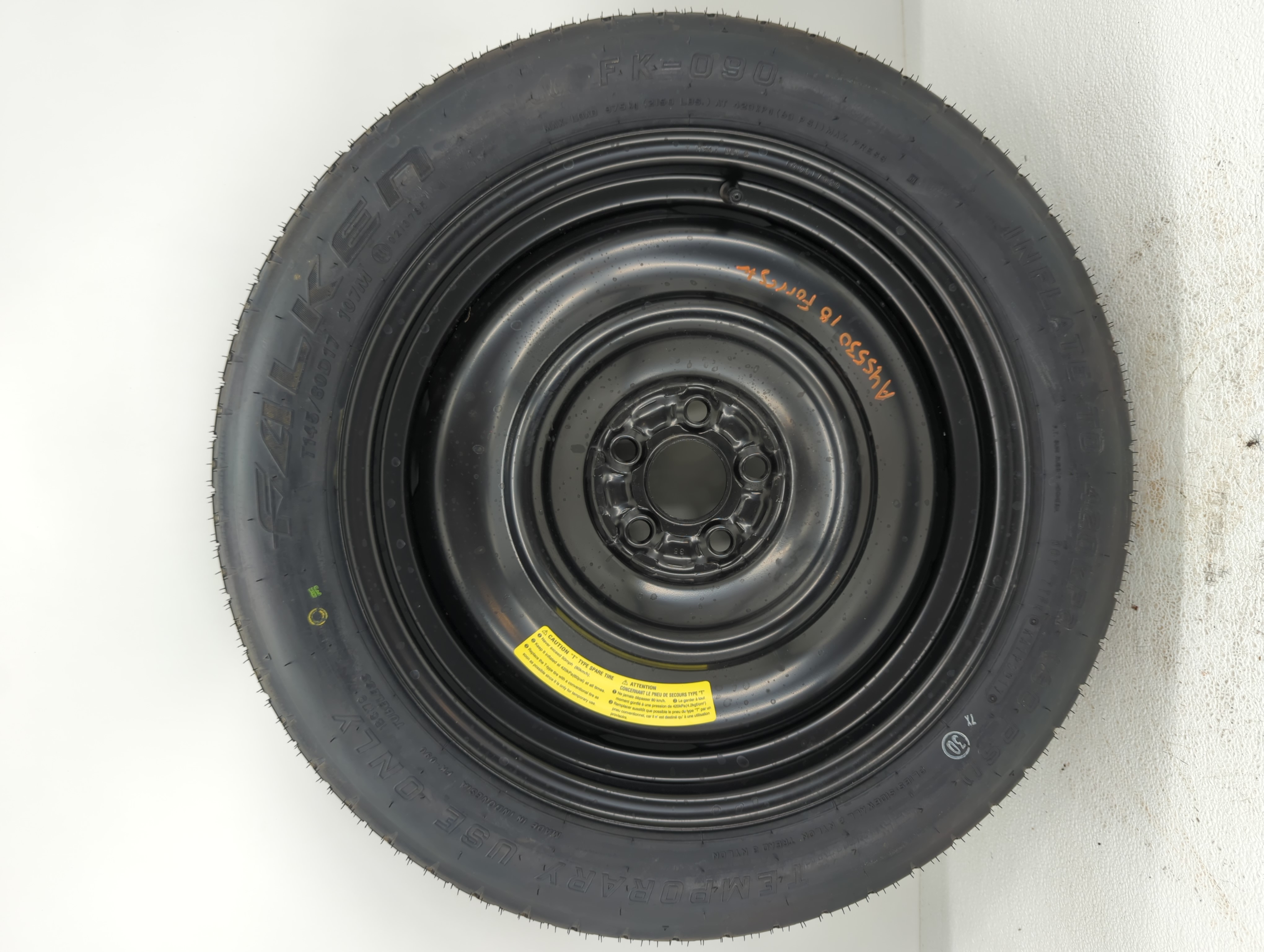 Picture of Subaru Forester Spare Donut Tire Wheel Rim Oem 679546
