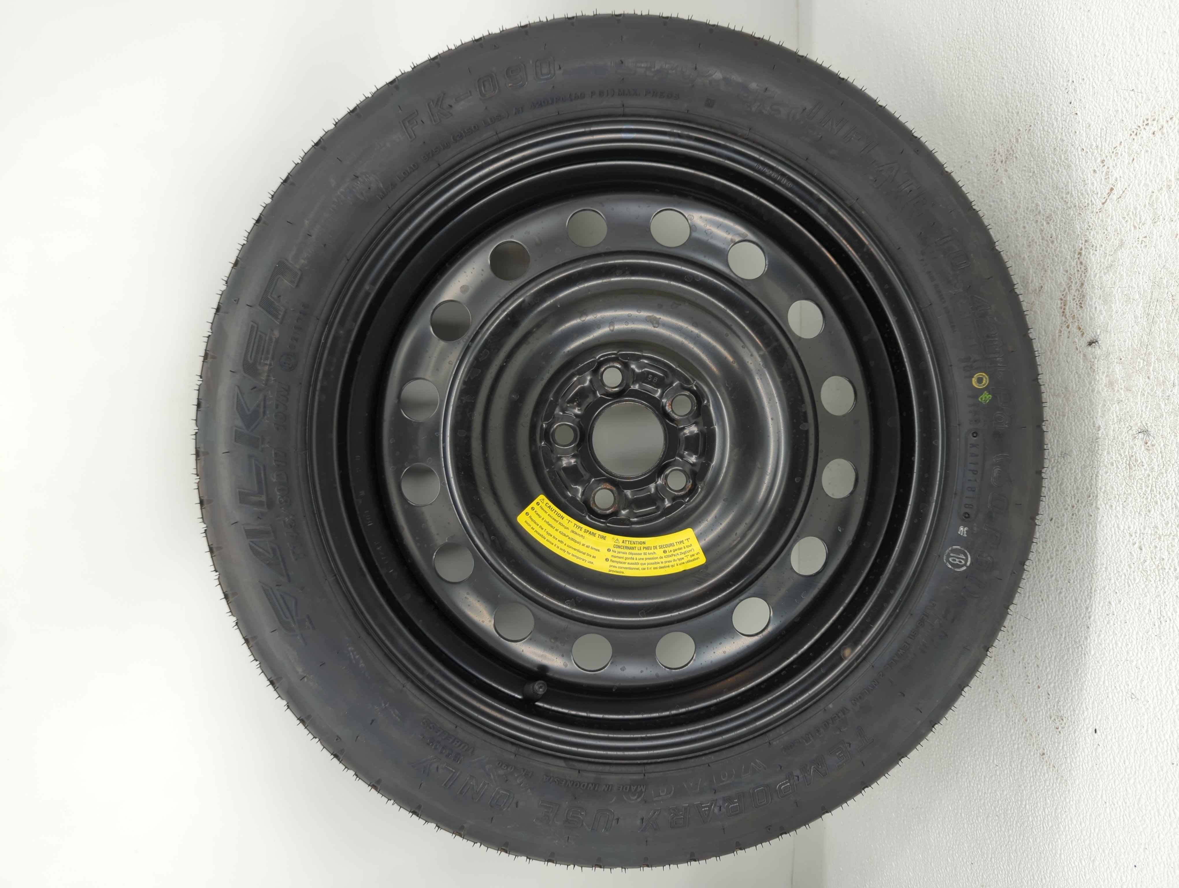2019 Subaru Xv Spare Donut Tire Wheel Rim Oem 679552 - Oemusedautoparts1.com
