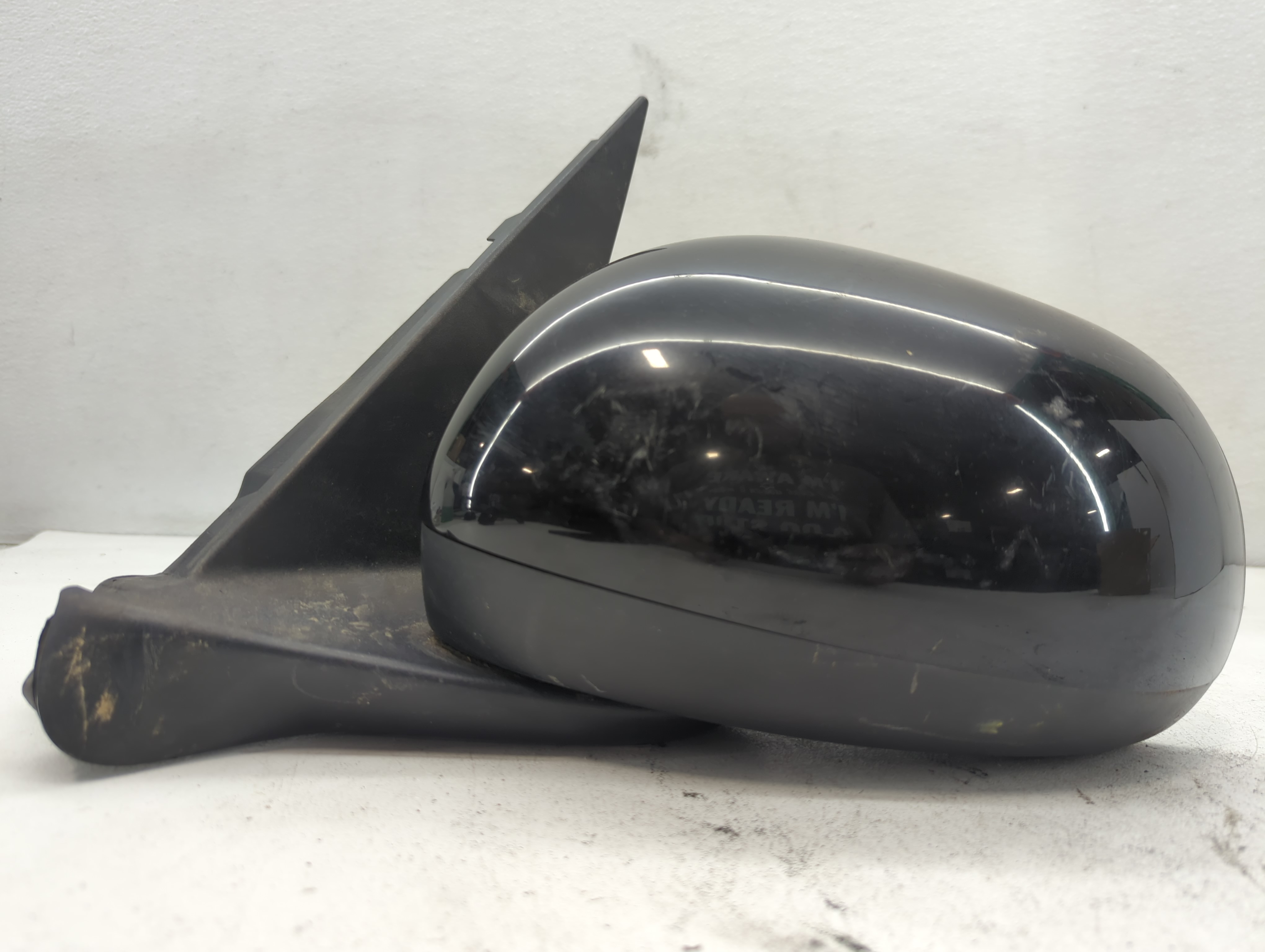 2014 Fiat 500 Driver Left Side View Power Door Mirror Black 684009 - Oemusedautoparts1.com