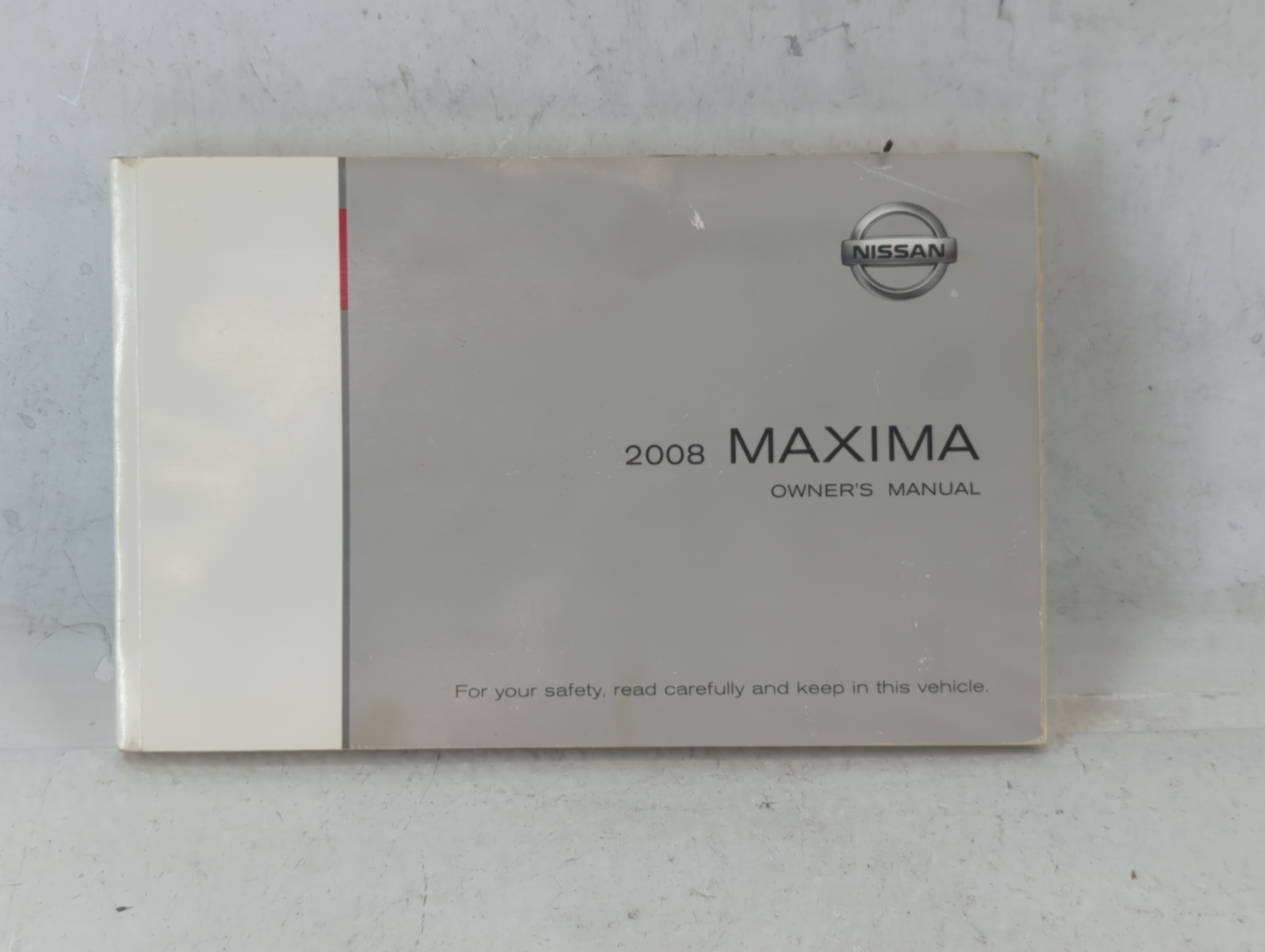 2008 Nissan Maxima Owners Manual Book Guide 687142 - Oemusedautoparts1.com