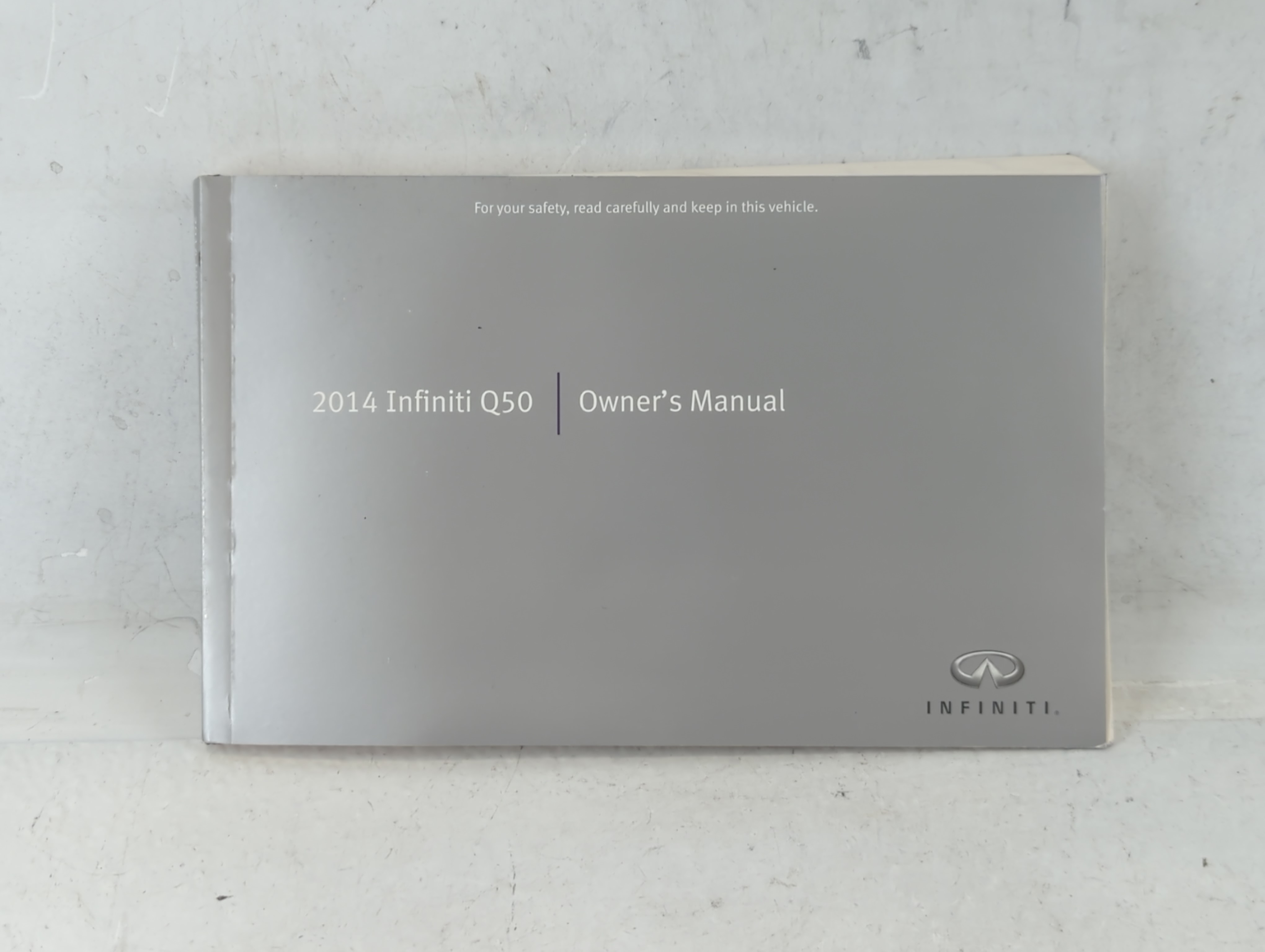 2014 Infiniti Q50 Owners Manual Book Guide 687192 - Oemusedautoparts1.com