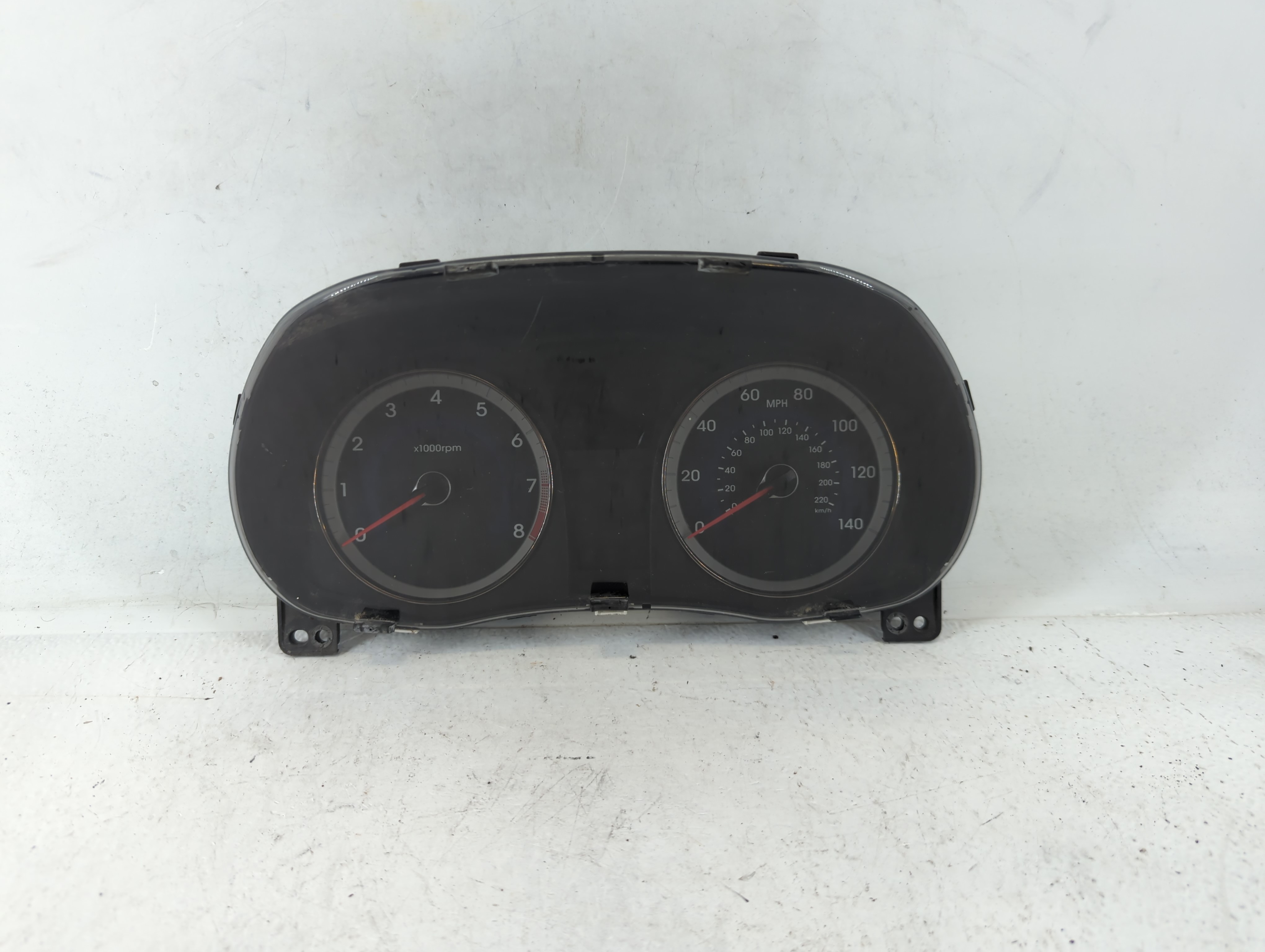2012-2013 Hyundai Accent Speedometer Instrument Cluster Gauges 687550 - Oemusedautoparts1.com