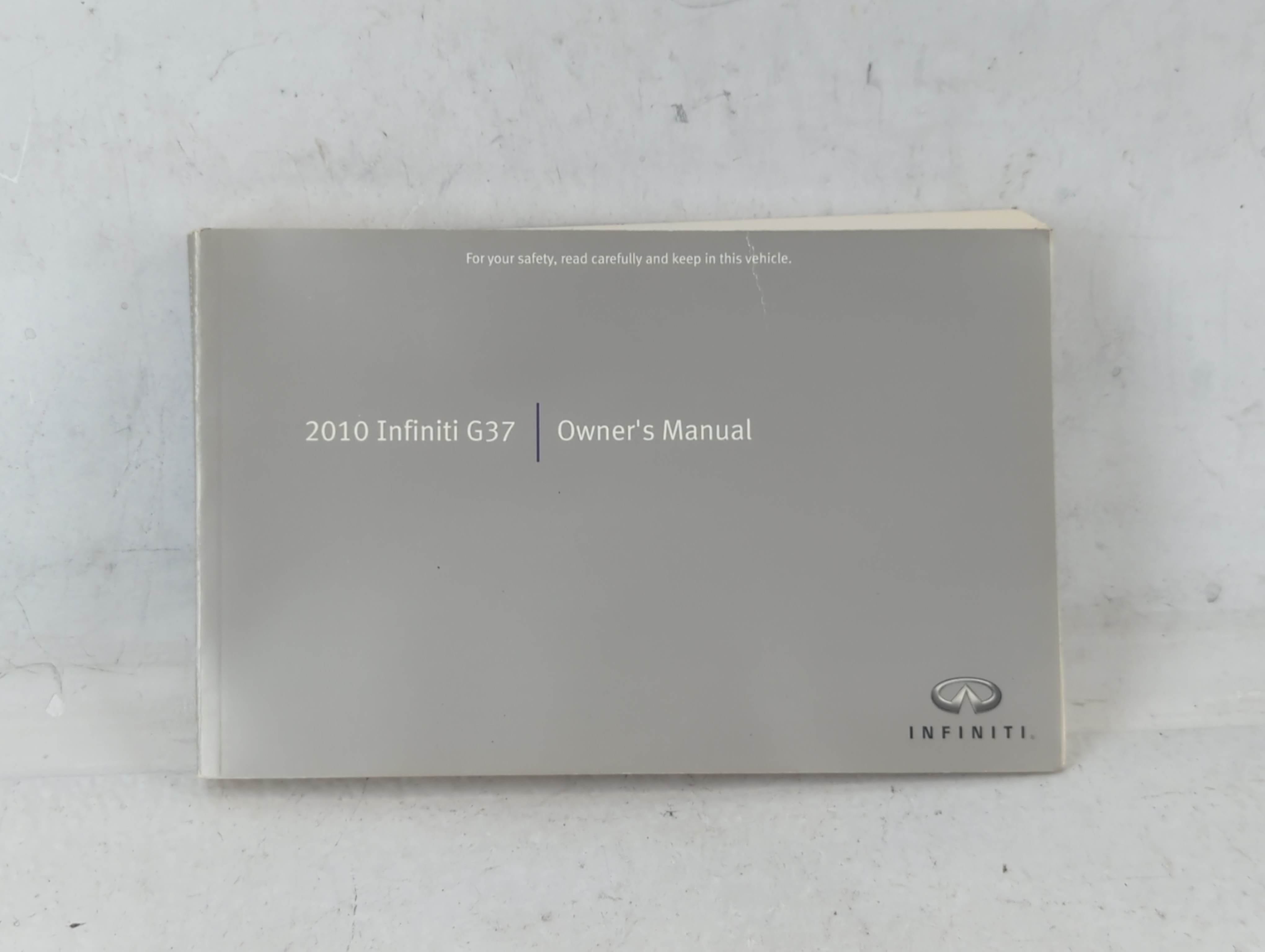 2010 Infiniti G37 Owners Manual Book Guide 687575 - Oemusedautoparts1.com