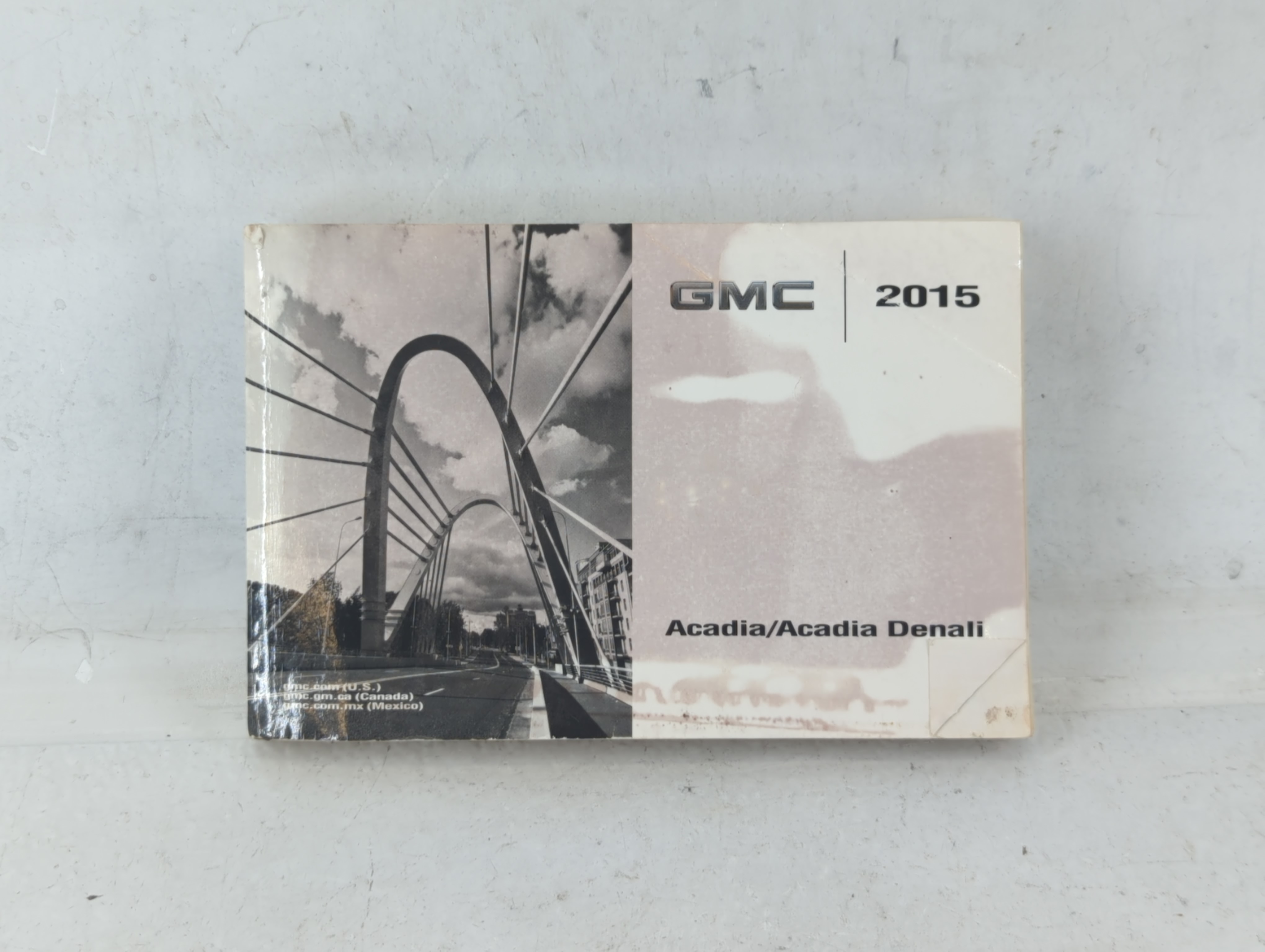 Picture of 2015 Gmc Acadia Owners Manual Book Guide 687674