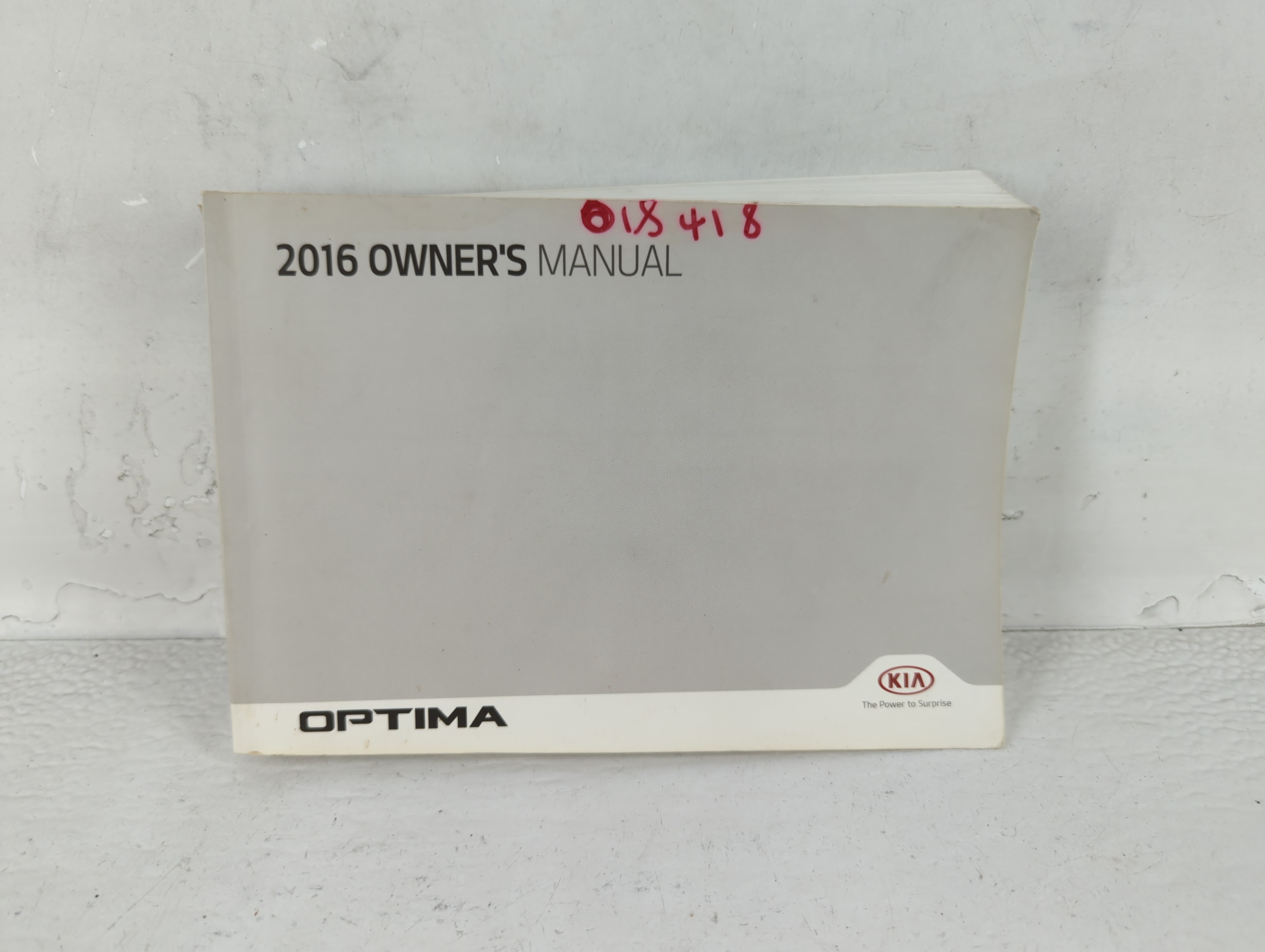 2016 Kia Optima Owners Manual Book Guide 690883 - Oemusedautoparts1.com