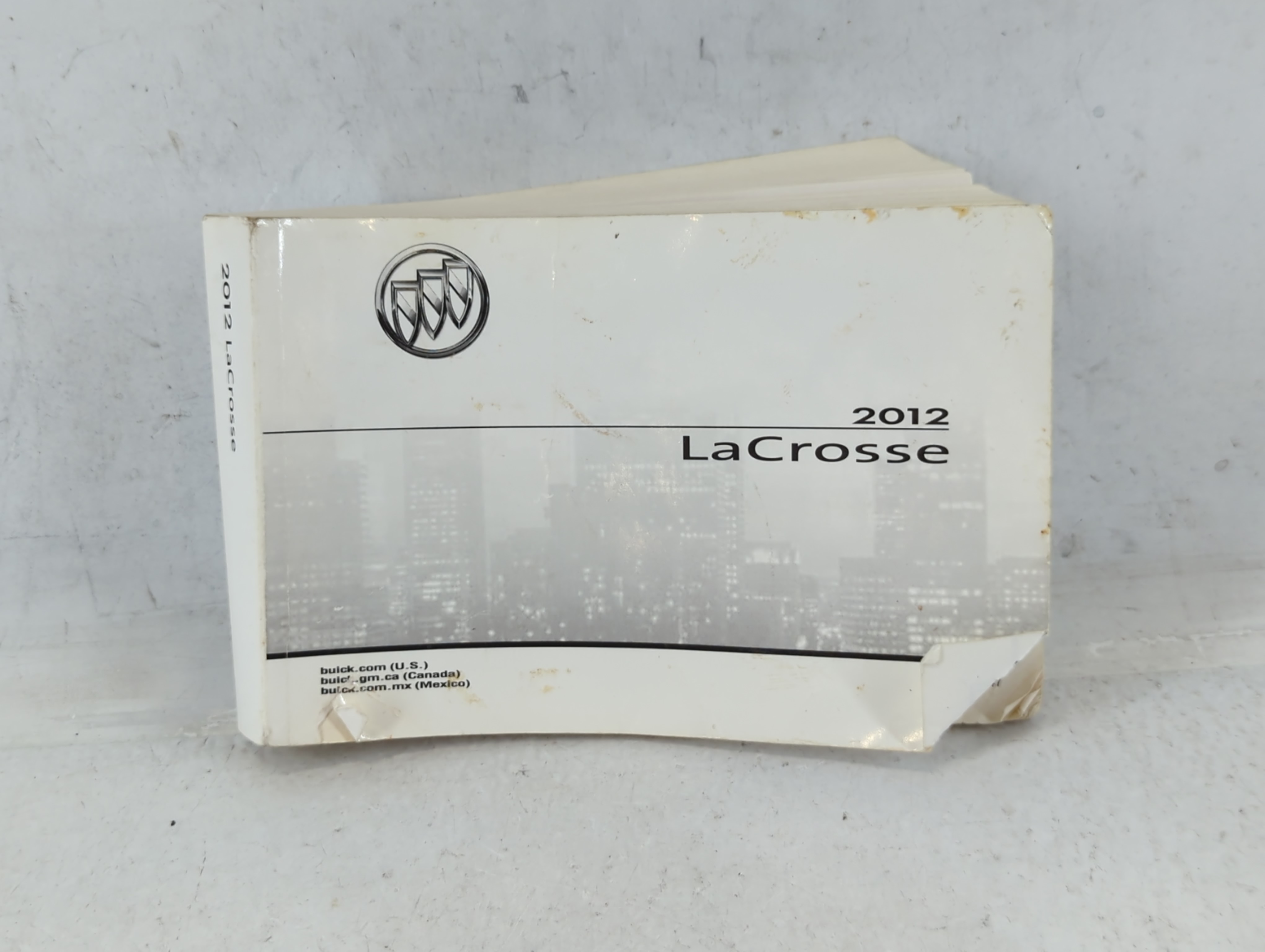2012 Buick Lacrosse Owners Manual Book Guide 691684 - Oemusedautoparts1.com