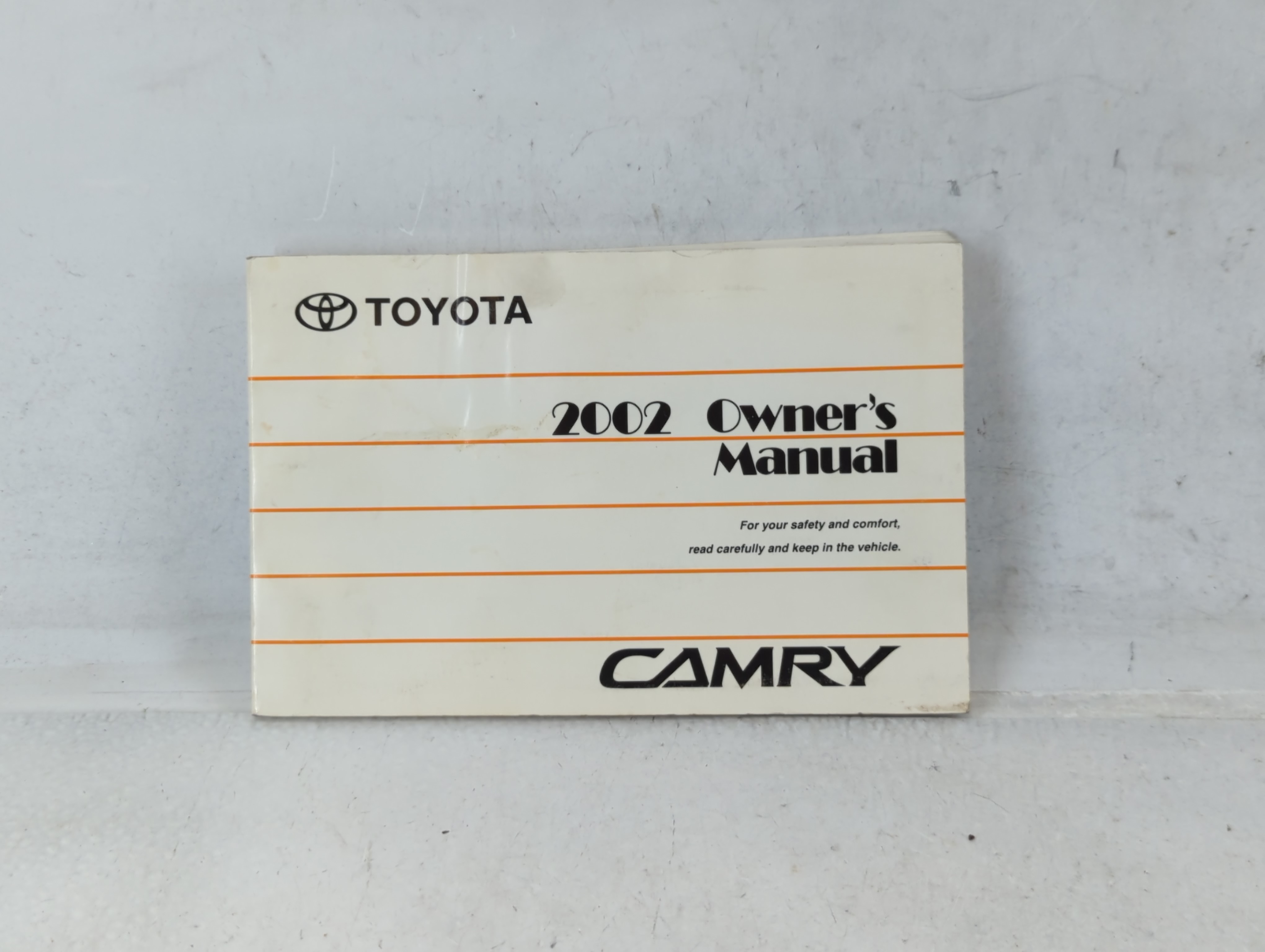 2002 Toyota Camry Owners Manual Book Guide 691699 - Oemusedautoparts1.com
