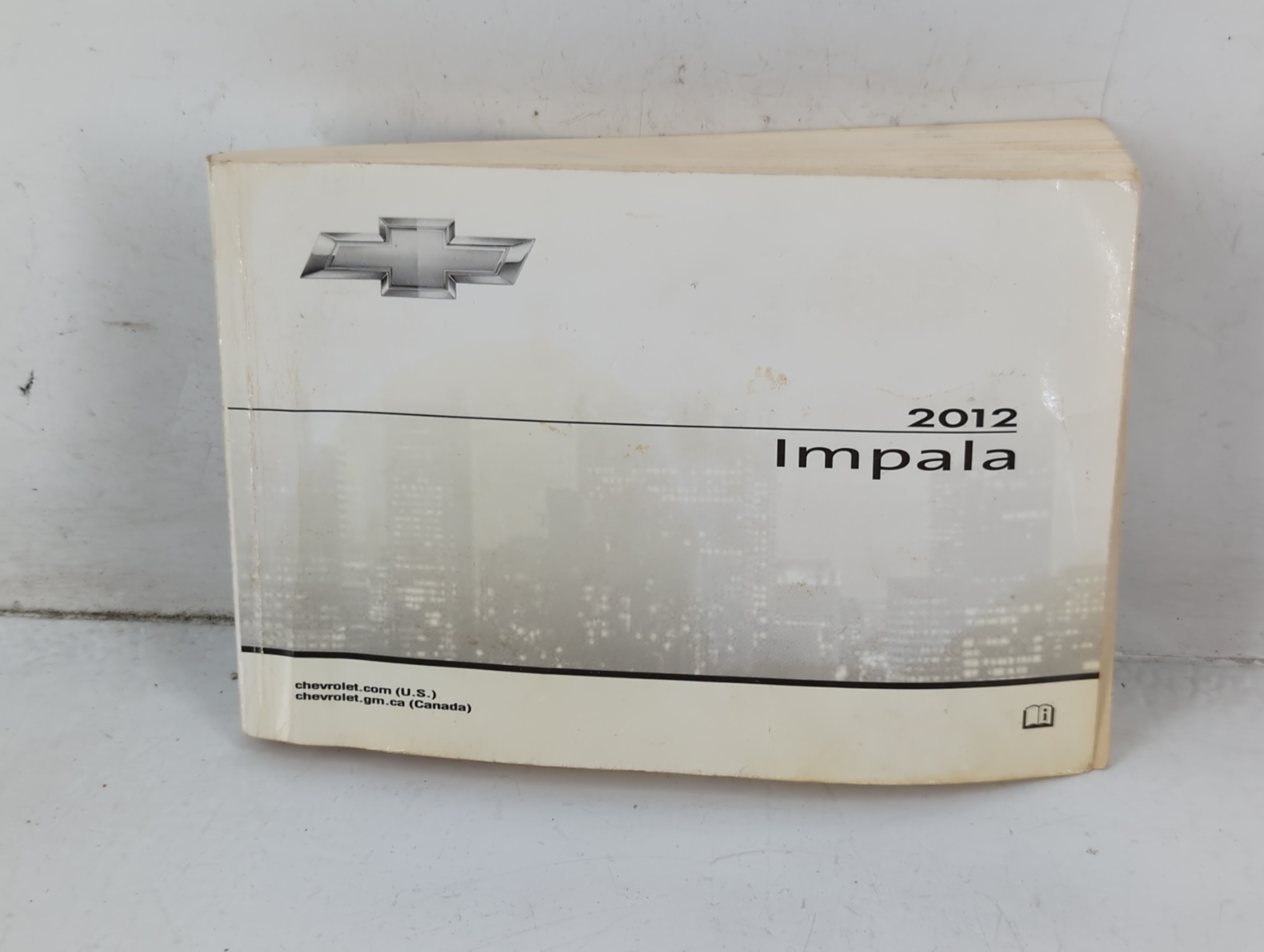 2012 Chevrolet Impala Owners Manual Book Guide 692169 - Oemusedautoparts1.com