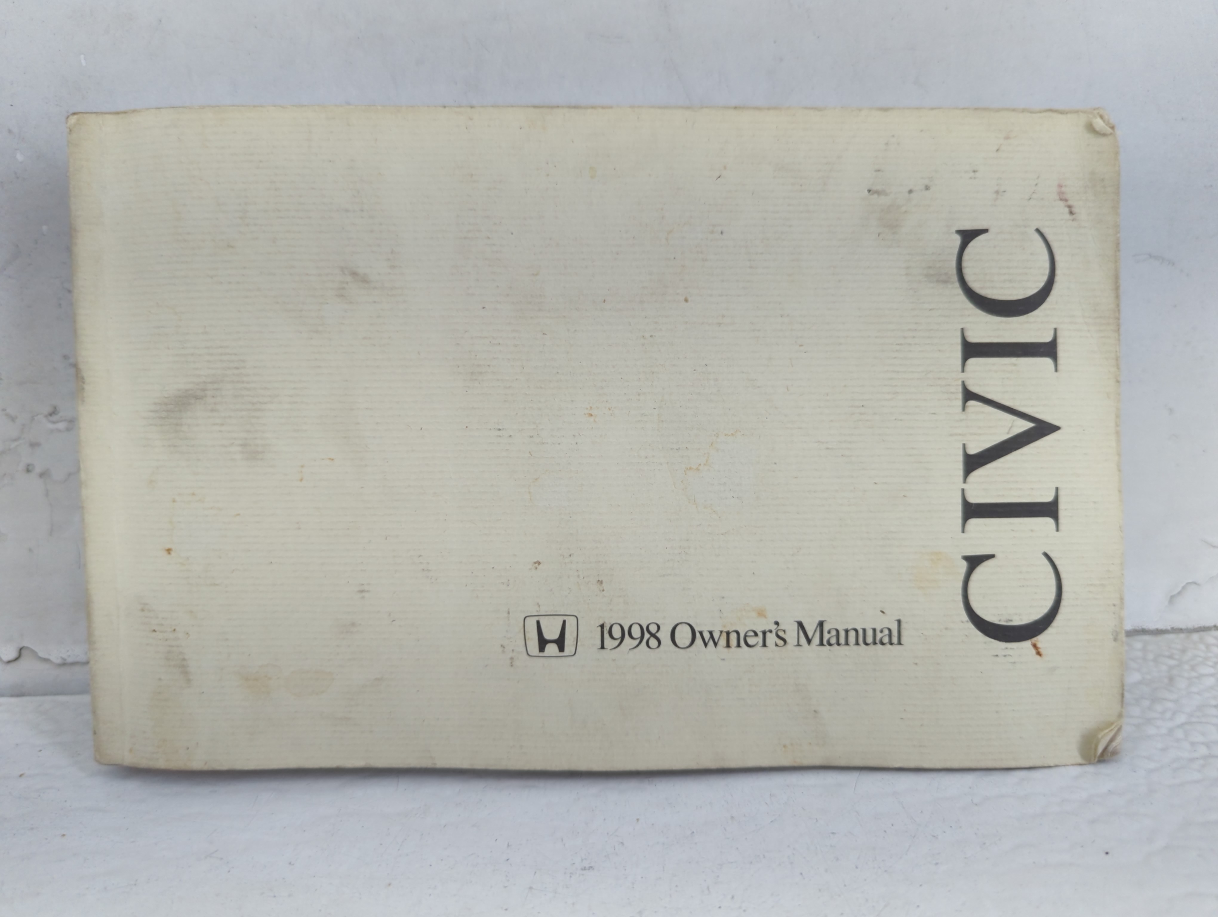1998 Honda Civic Owners Manual Book Guide 692258 - Oemusedautoparts1.com