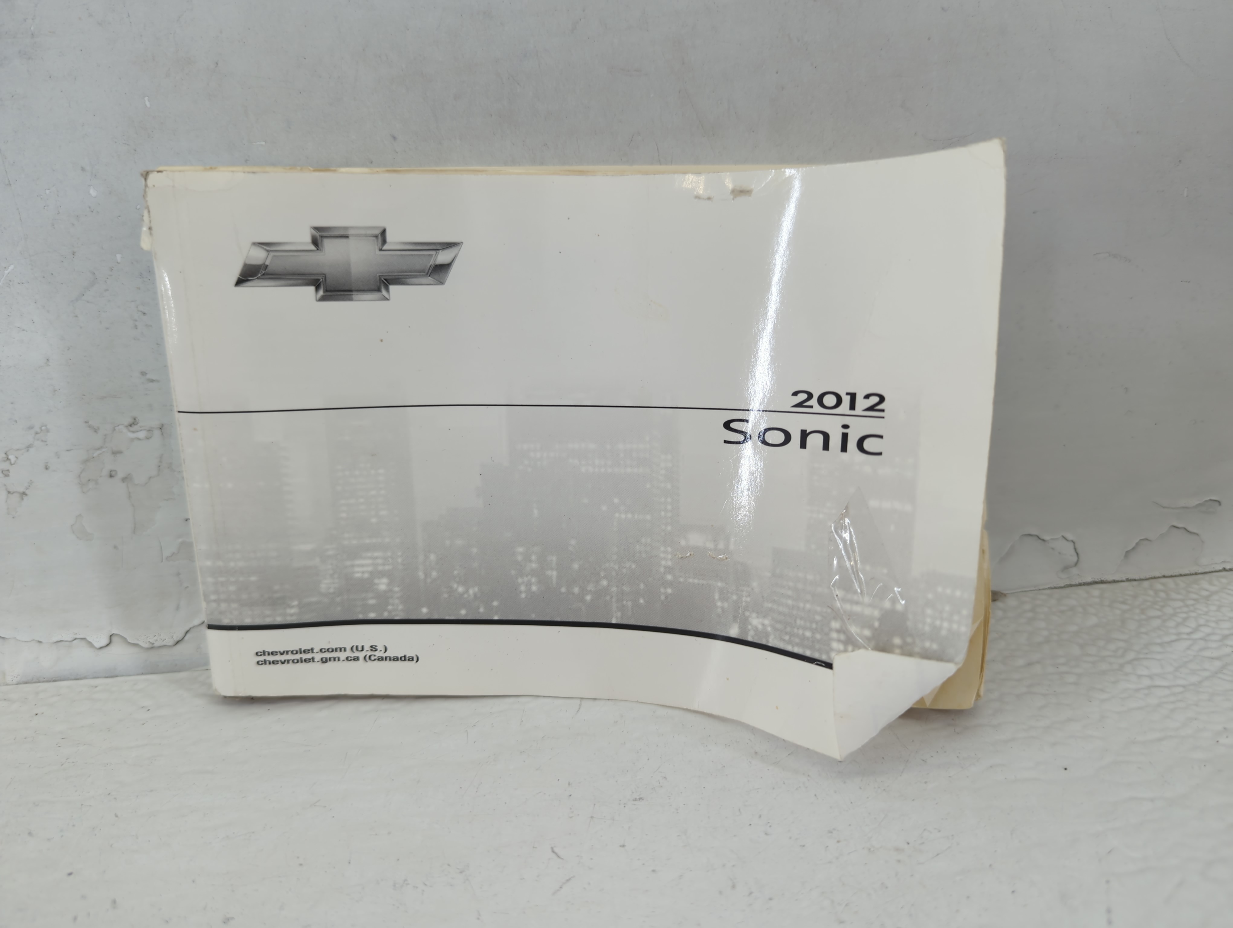 Picture of 2012 Chevrolet Sonic Owners Manual Book Guide 692375