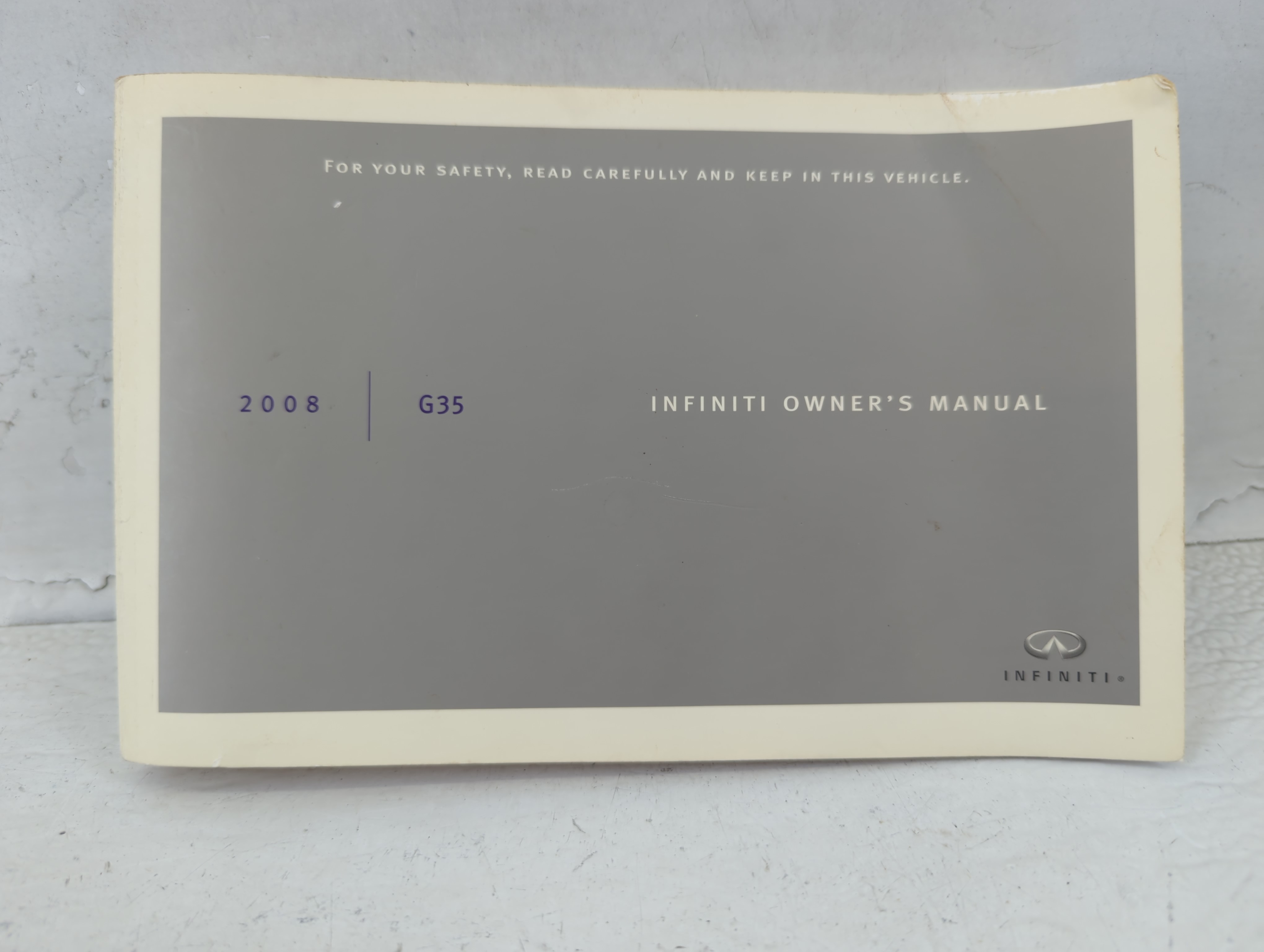2008 Infiniti G35 Owners Manual Book Guide 692376 - Oemusedautoparts1.com