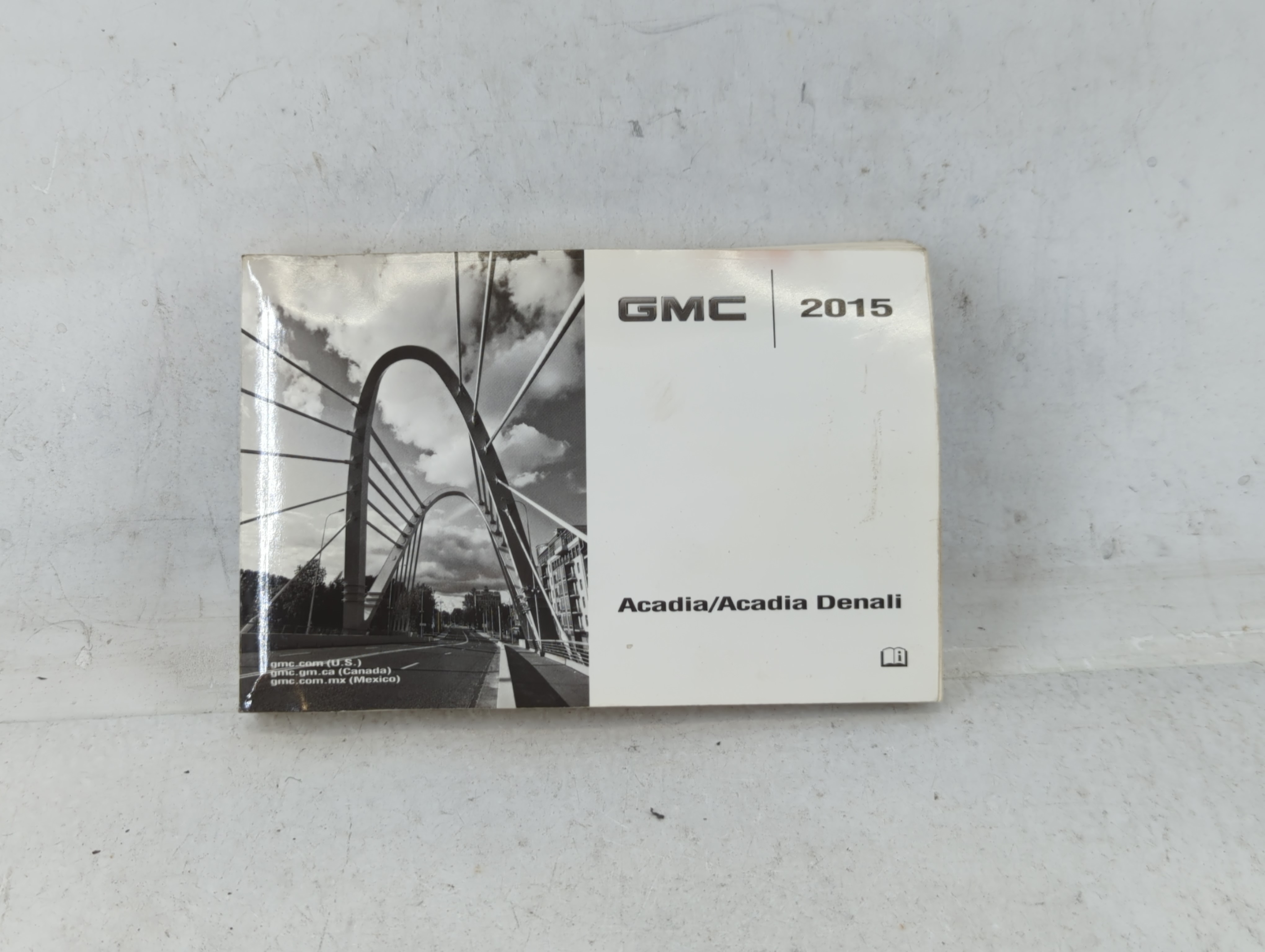 Picture of 2015 Gmc Acadia Owners Manual Book Guide 692426